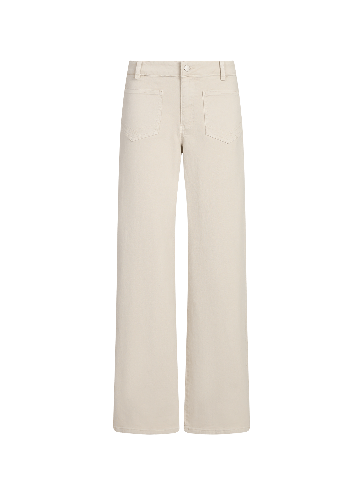 Jean Vilorie en coton mélangé VILA Beige