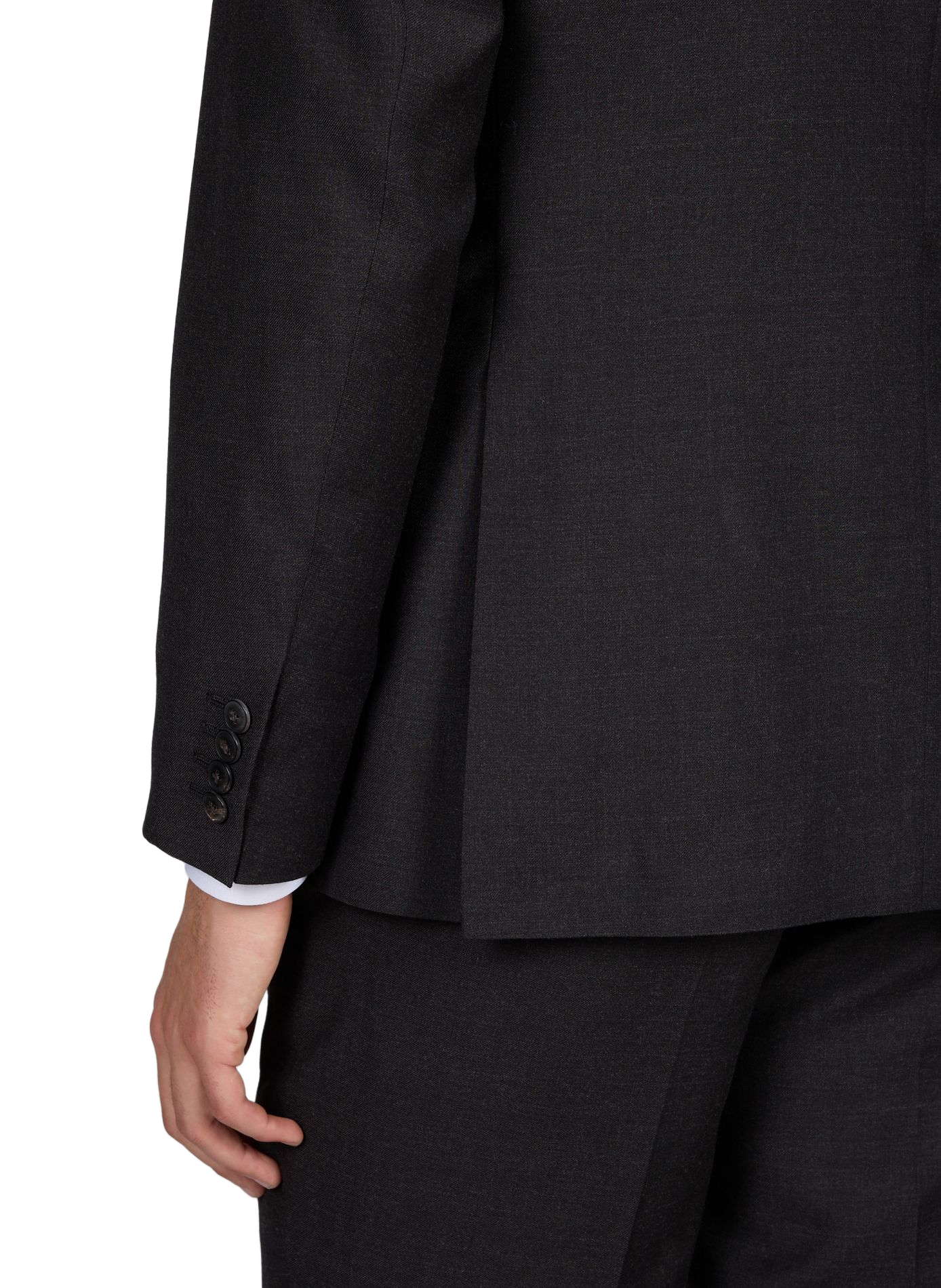 Veste de costume en laine HACKETT Gris