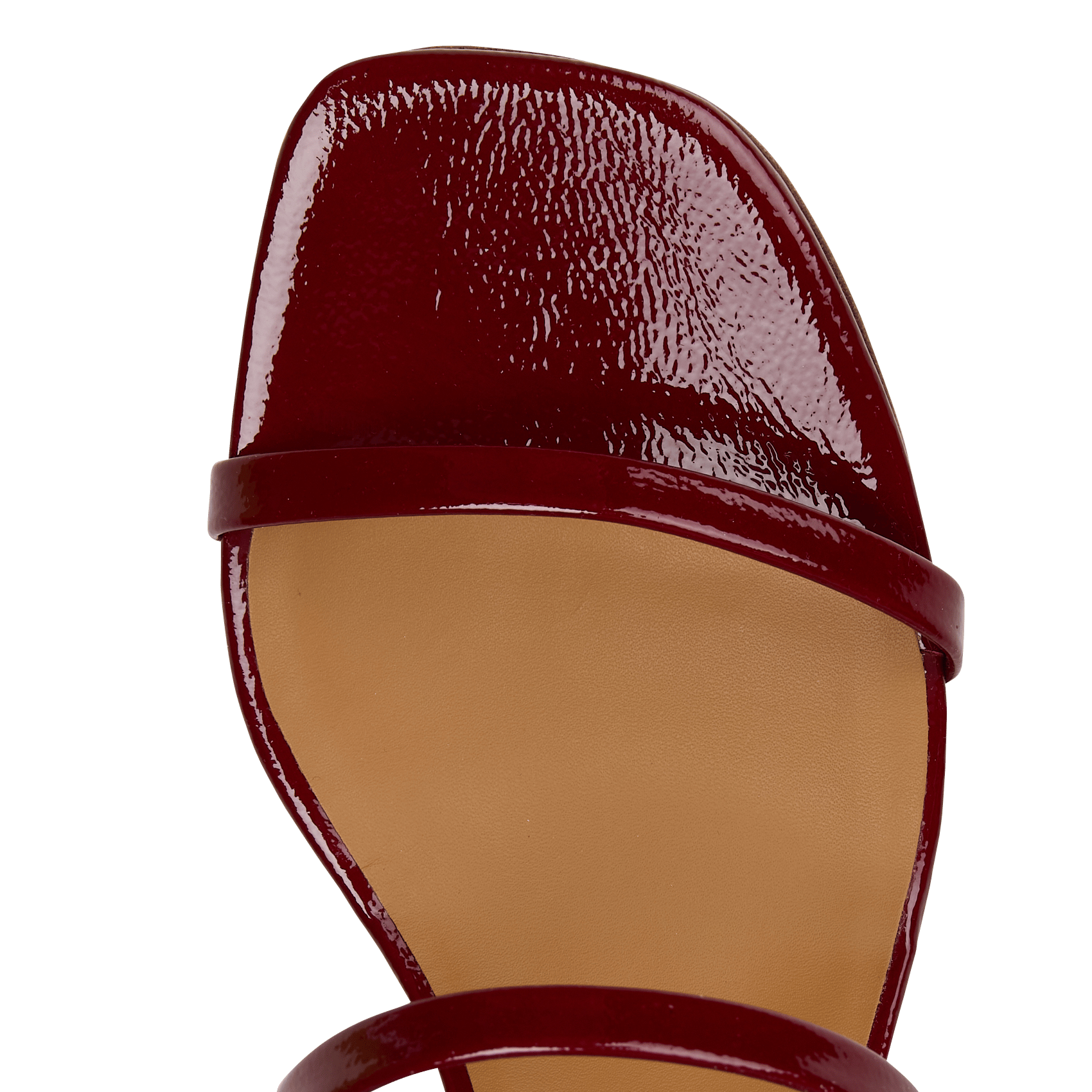 Sandales à talon en cuir casey BOBBIES Rouge