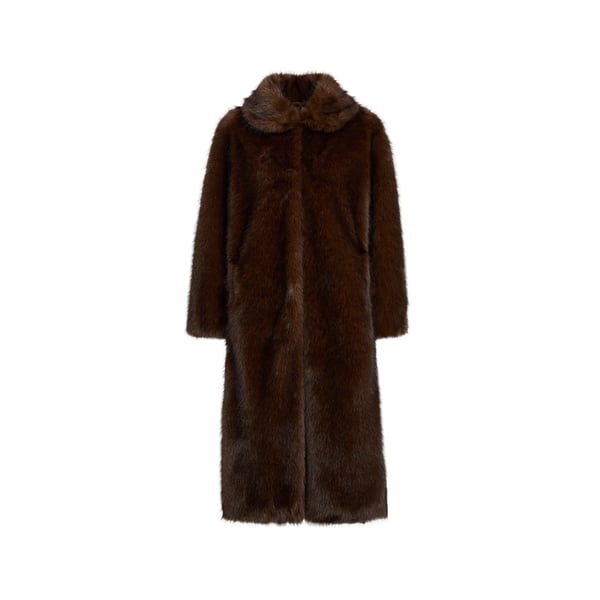 Manteau long en fausse fourrure Manteau long en fausse fourrure