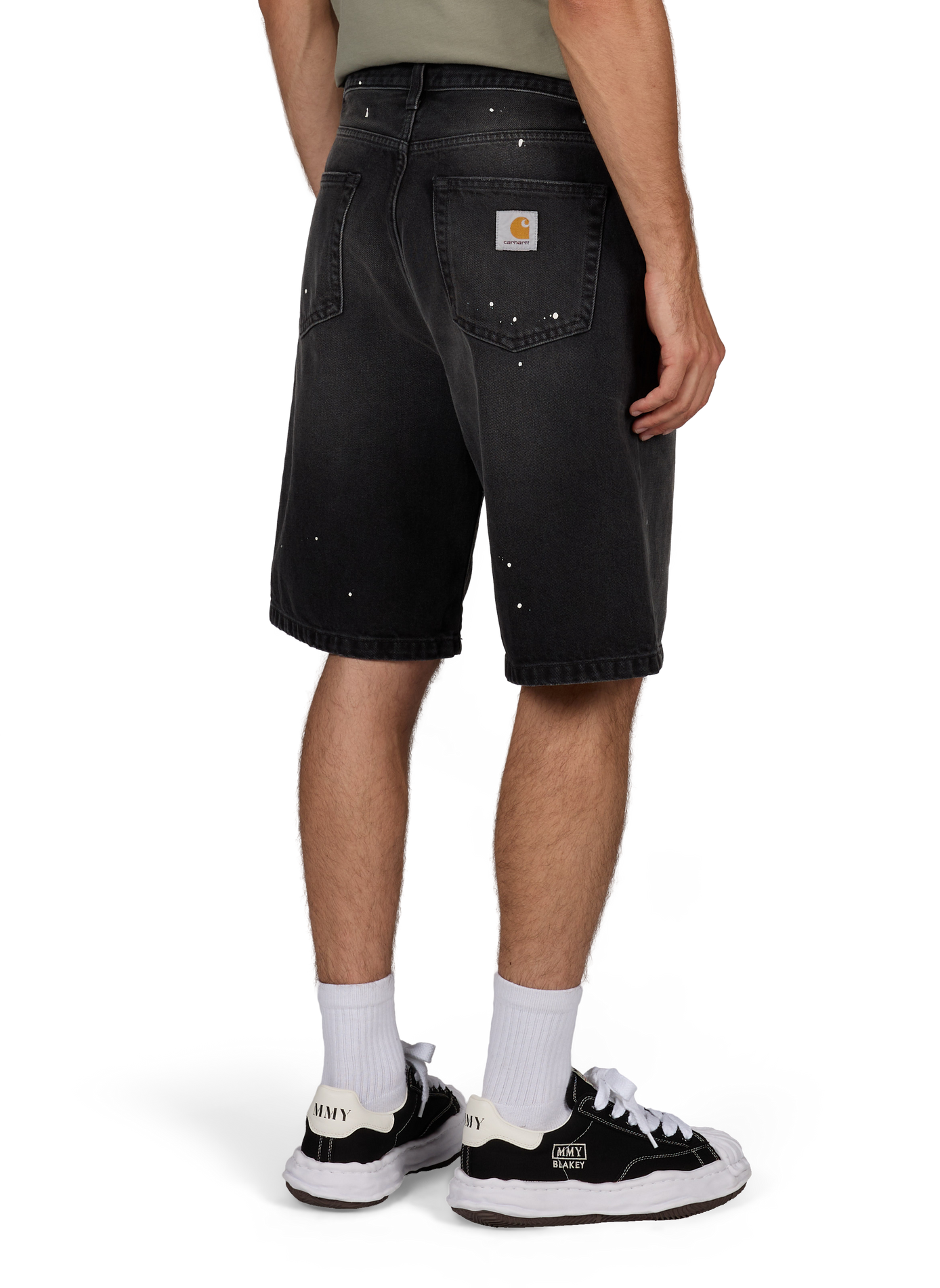 Short Landon in washed cotton CARHARTT WIP Black