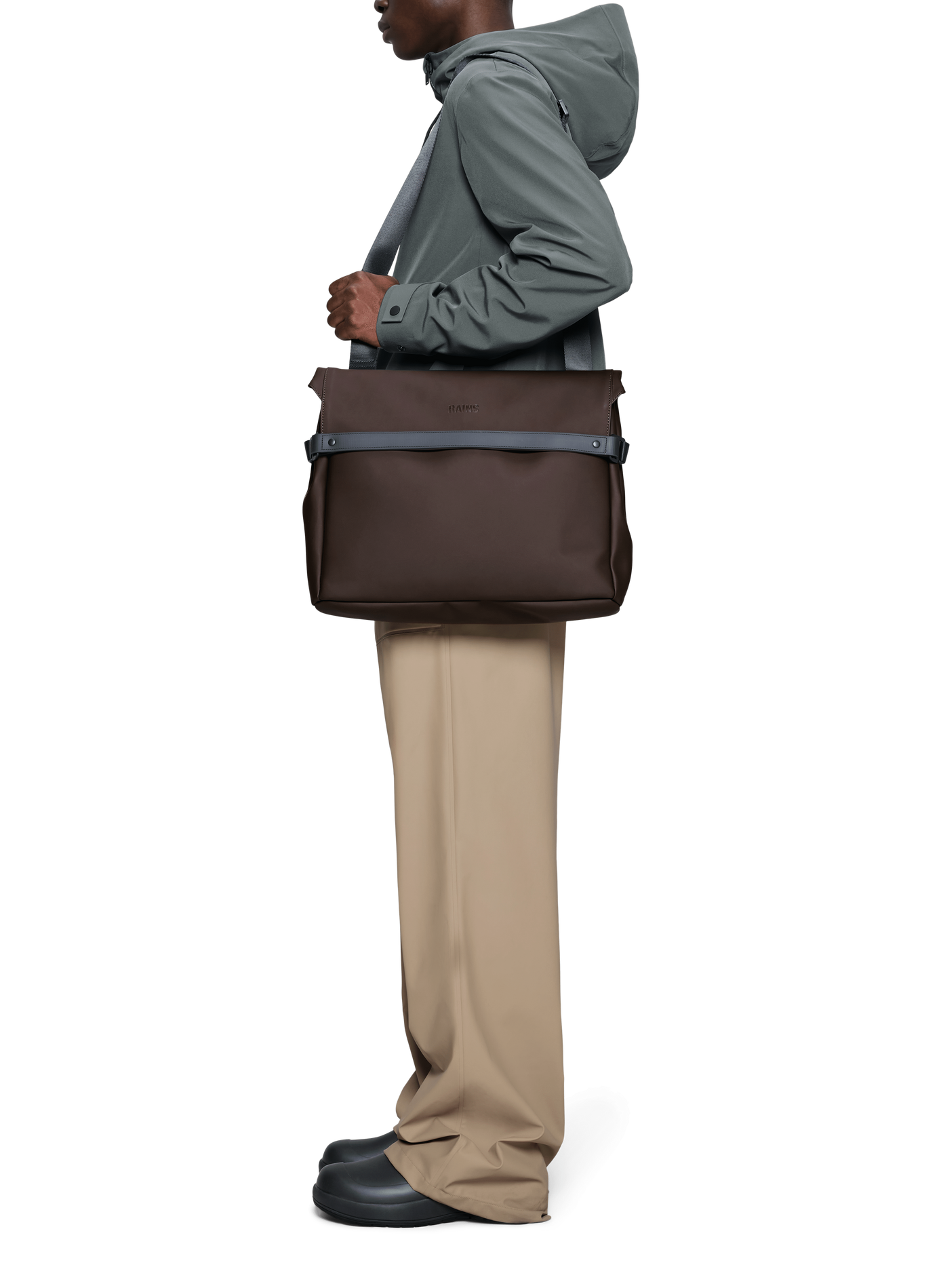 Tasche OTG Messenger W3 RAINS Braun