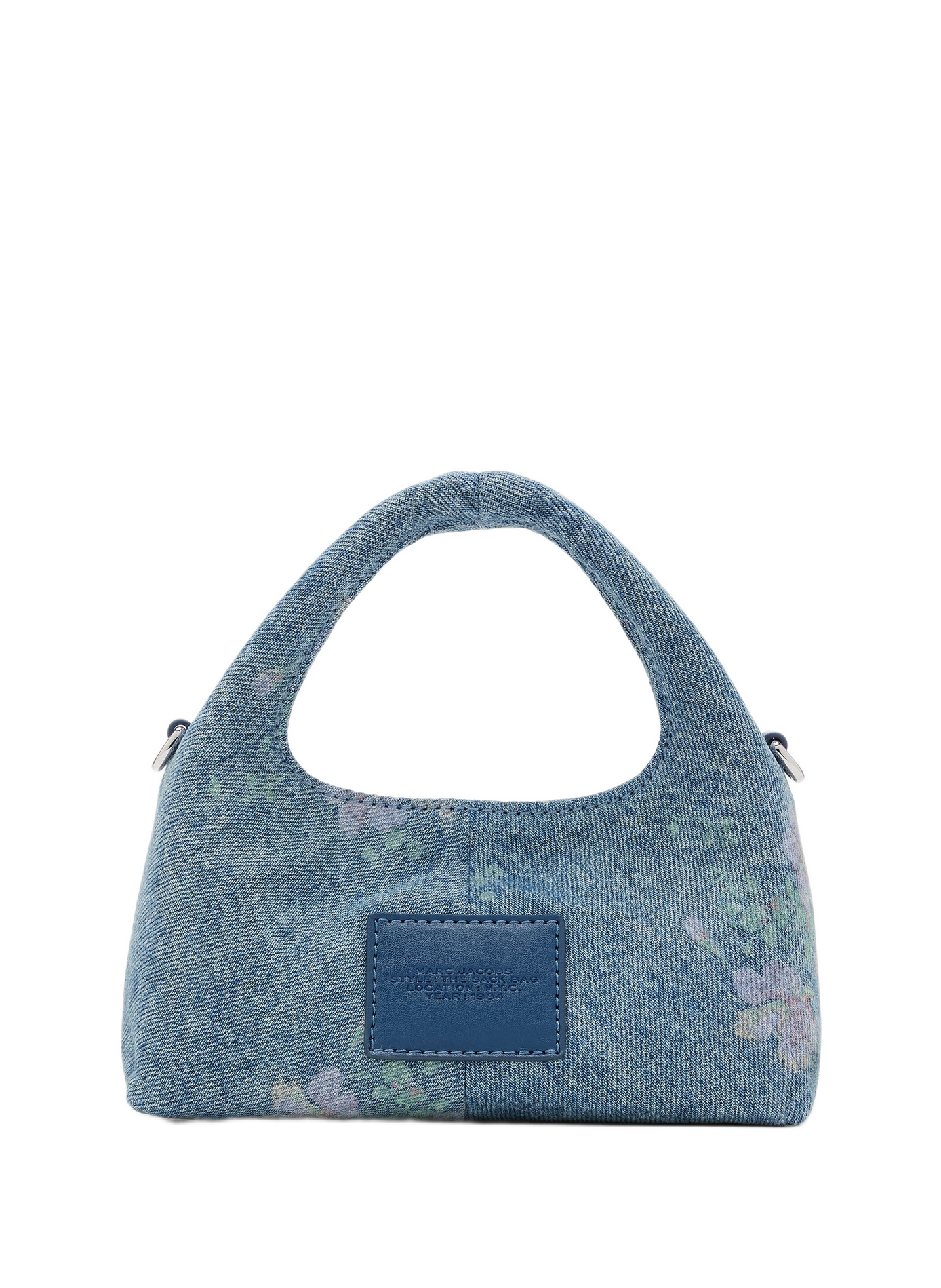 Bolso bandolera Micro Crossbody Sack en denim floral antiguo MARC JACOBS Azul