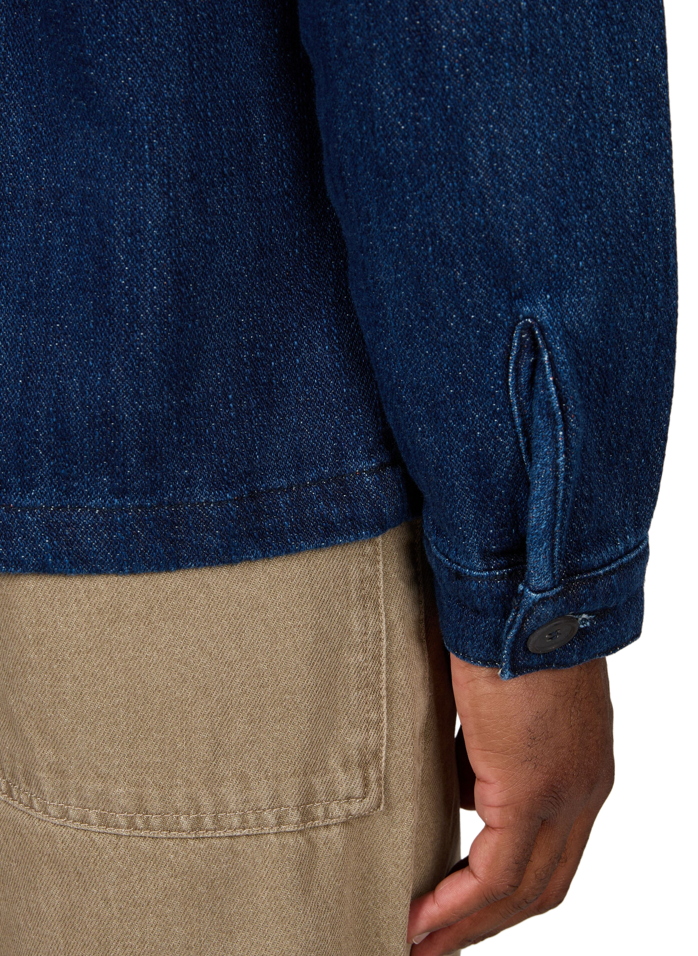 Gerade Baumwolljacke FAGUO Blau