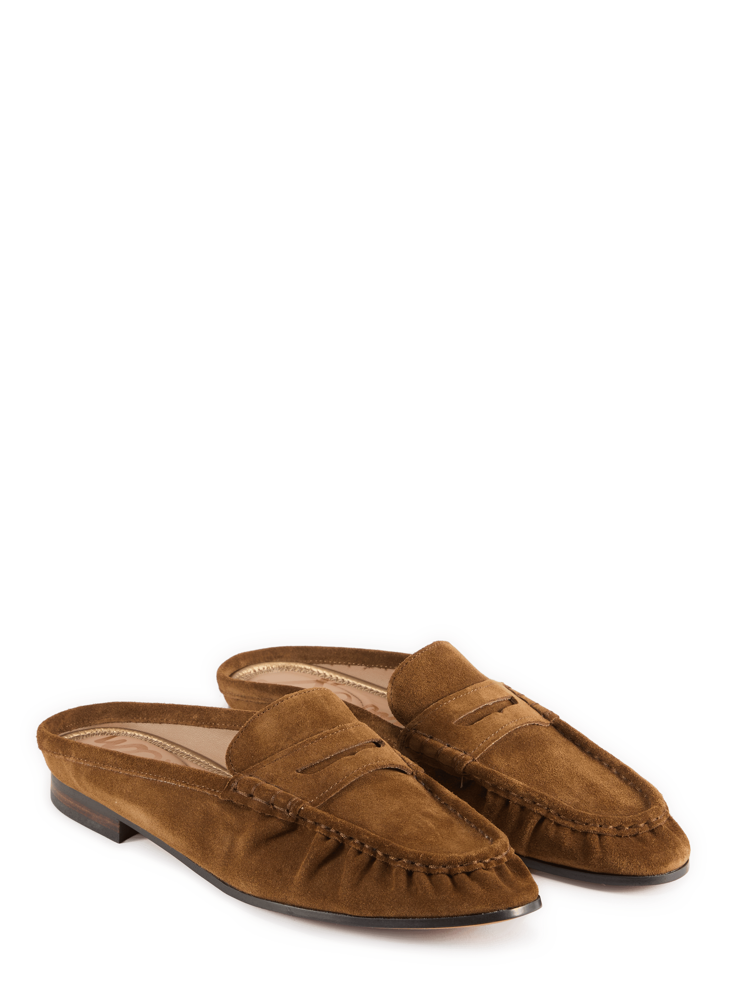 Louella suede leather mules SAM EDELMAN Brown