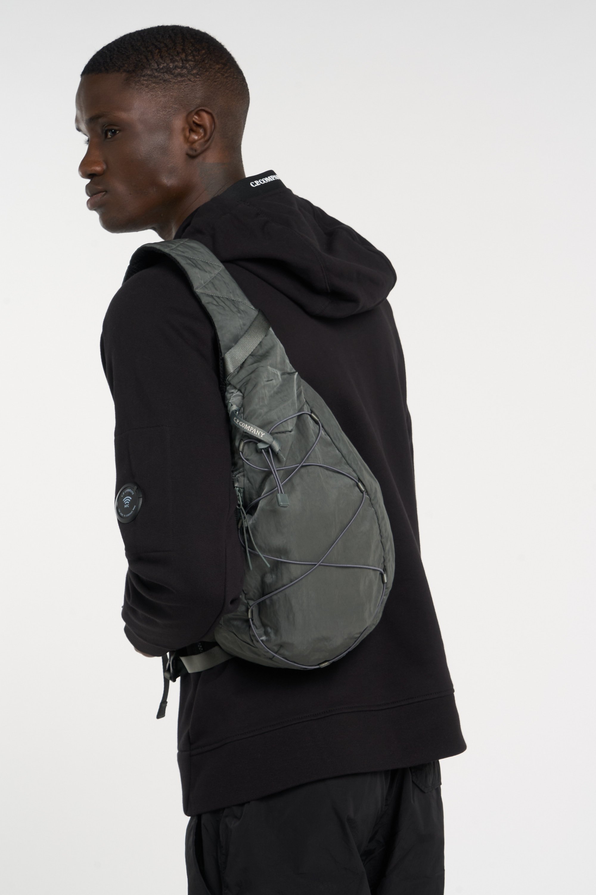 Sac à dos nylon b lens CP COMPANY Gris