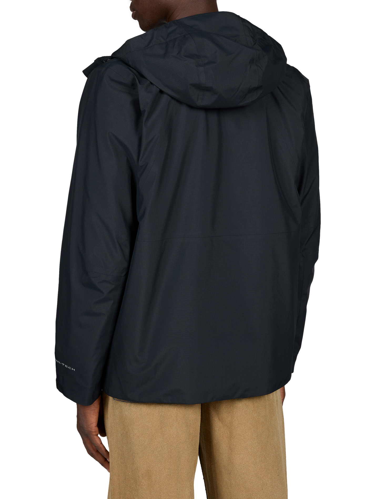 Straight hooded parka COLUMBIA Grey