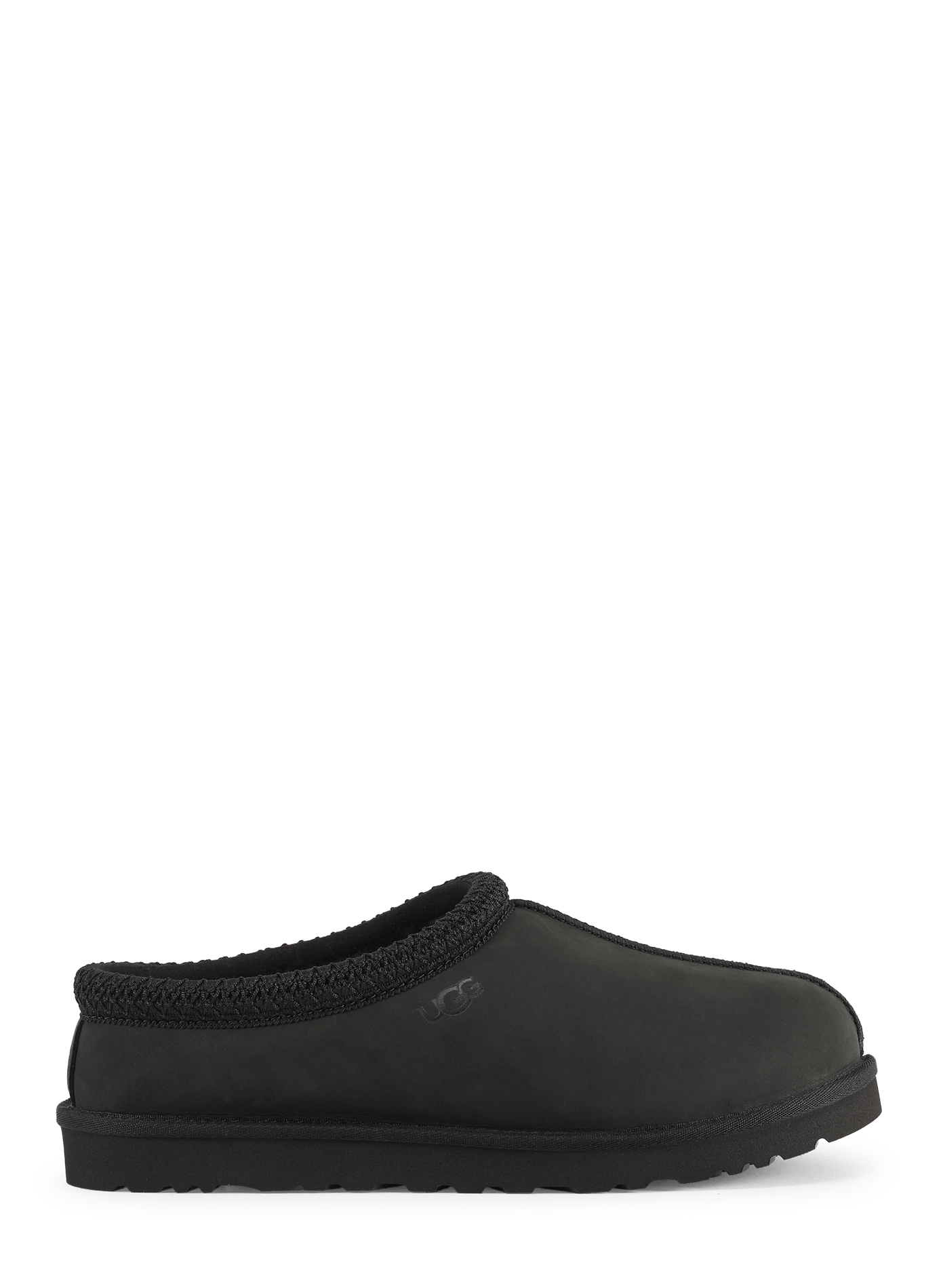 Hausschuhe aus Leder-Mix UGG Schwarz