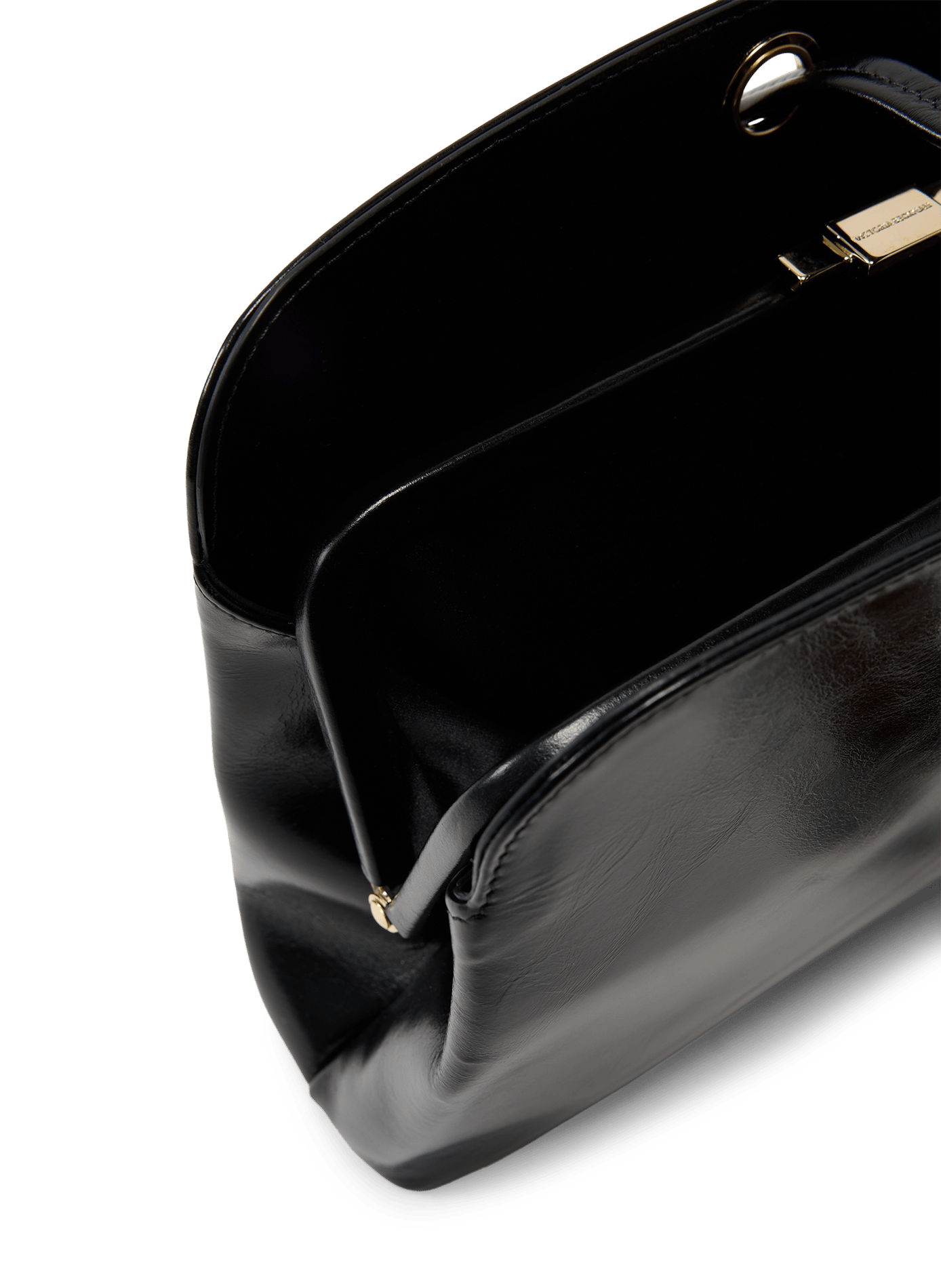 Kizette-Clutch aus weichem Lackleder VICTORIA BECKHAM Schwarz