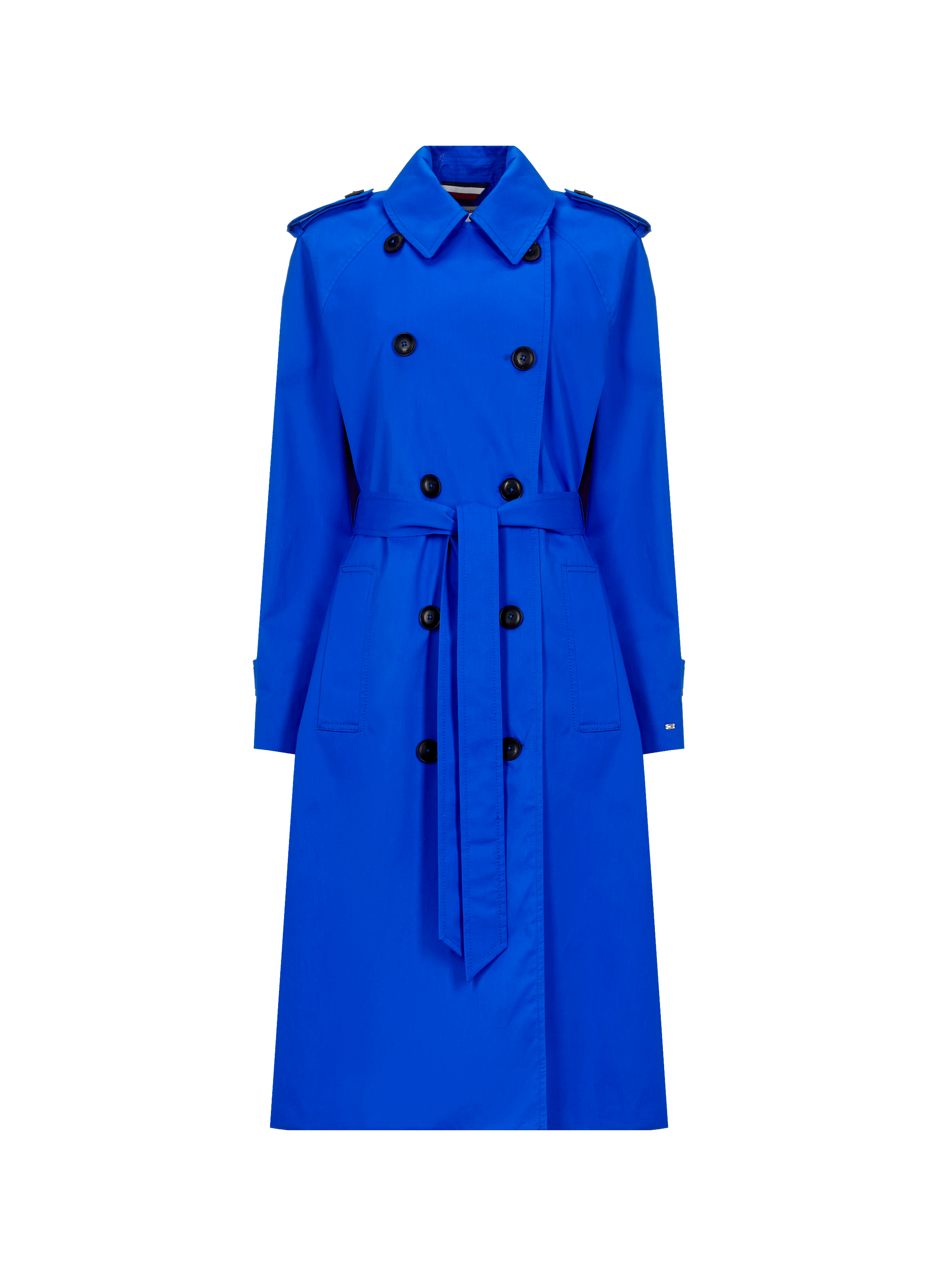 Trench cintré en coton et coton organique