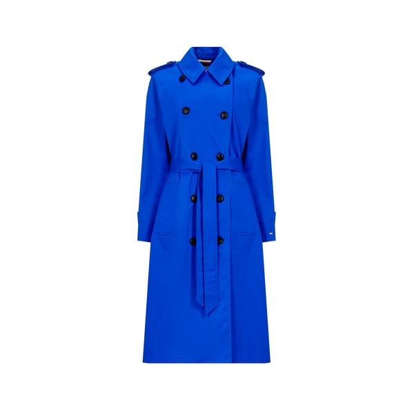 Trench cintré en coton et coton organique