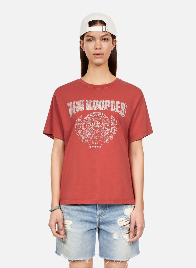 Tee-shirt droit sérigraphié en coton THE KOOPLES