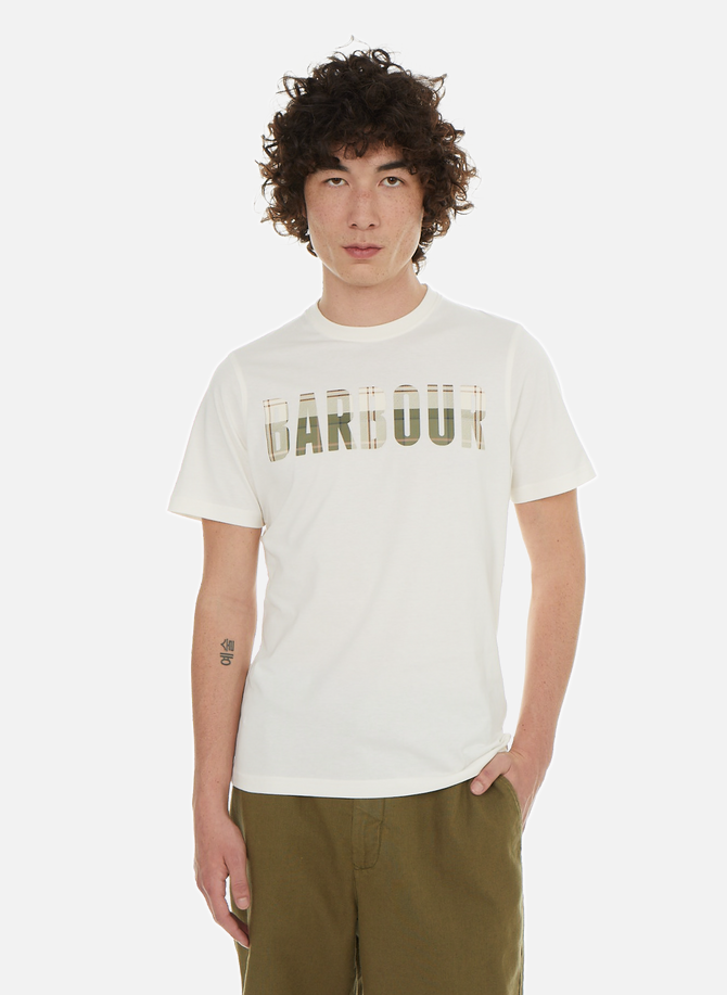 BARBOUR cotton logo T-shirt