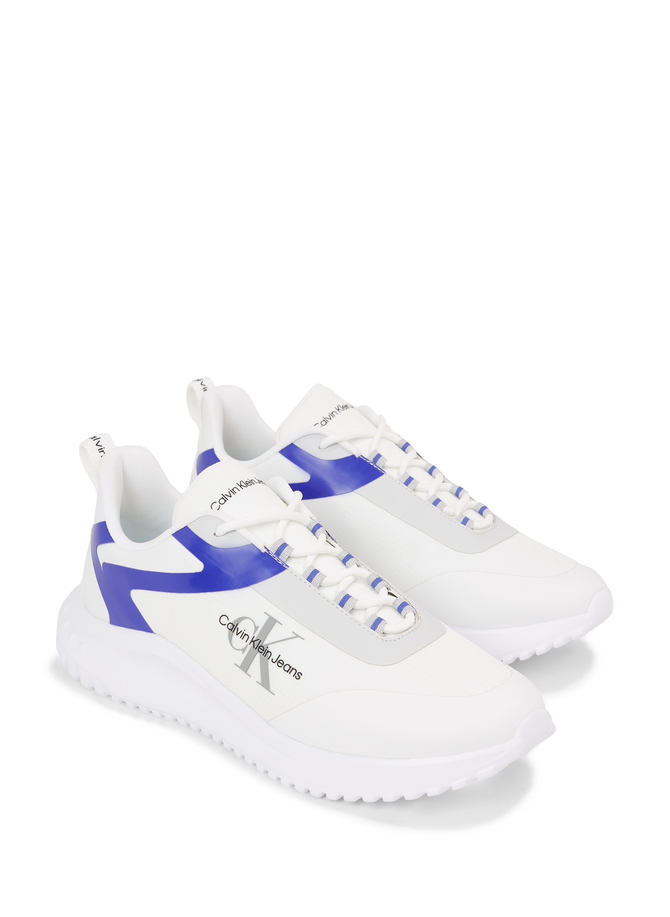 Bi-material sneakers CALVIN KLEIN White