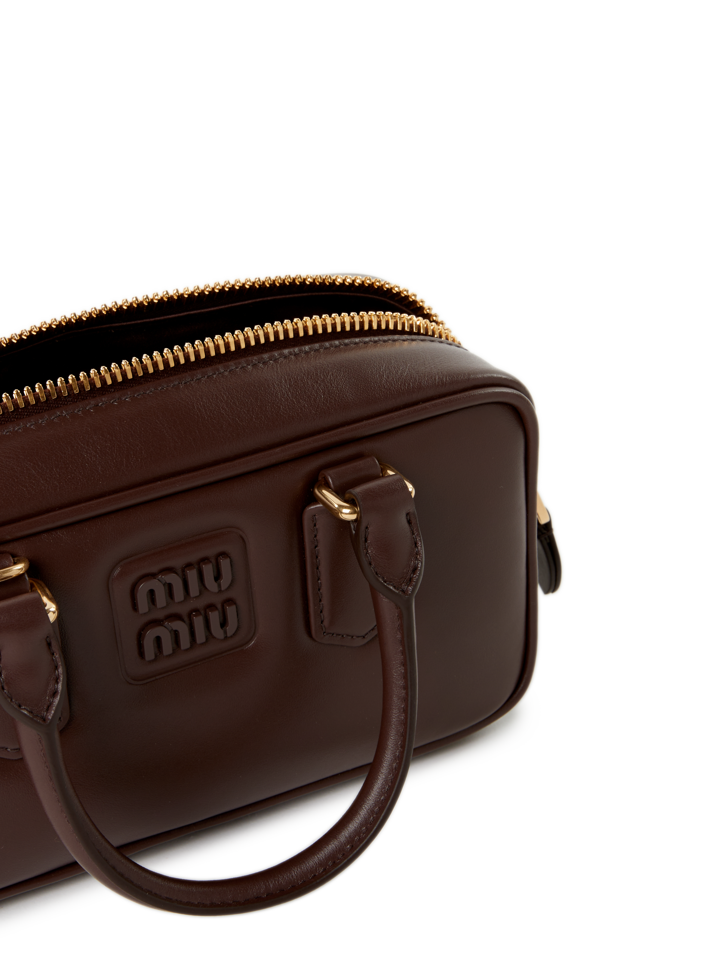 Sac Arcadie en cuir  MIU MIU Marron