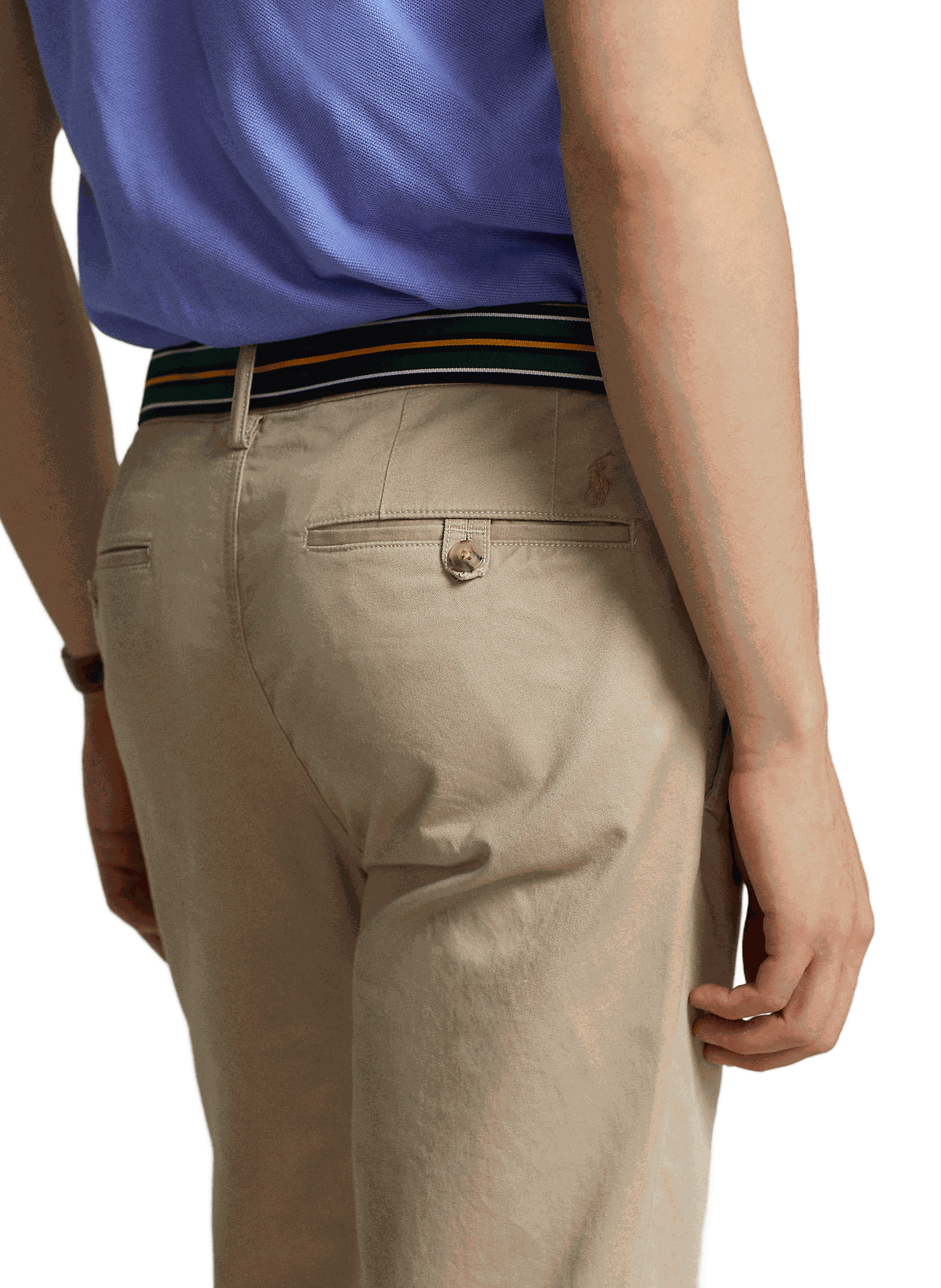 Bedford slim-fit cotton trousers POLO RALPH LAUREN Beige
