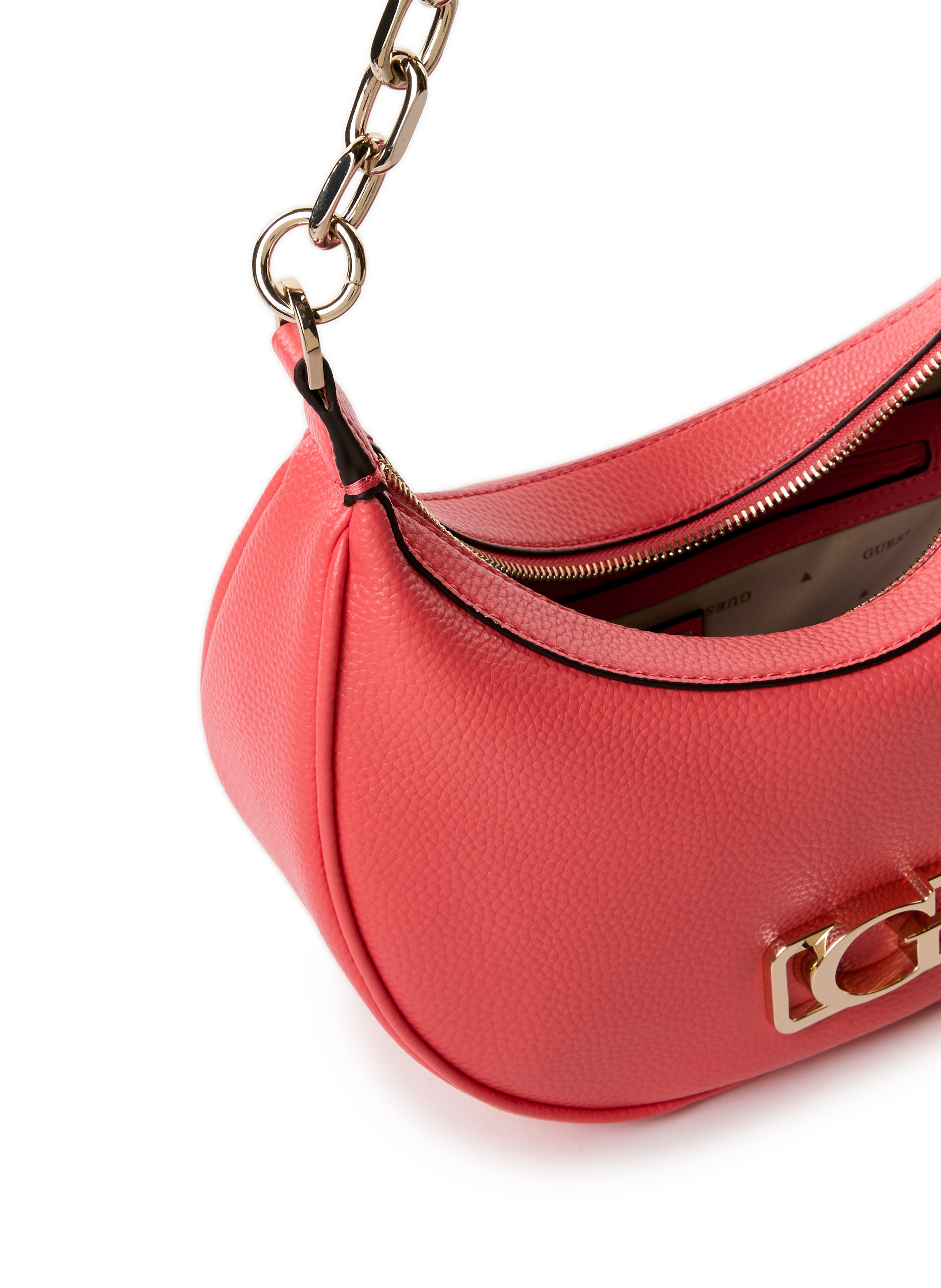 Shoulder bag with chain GUESS Red
