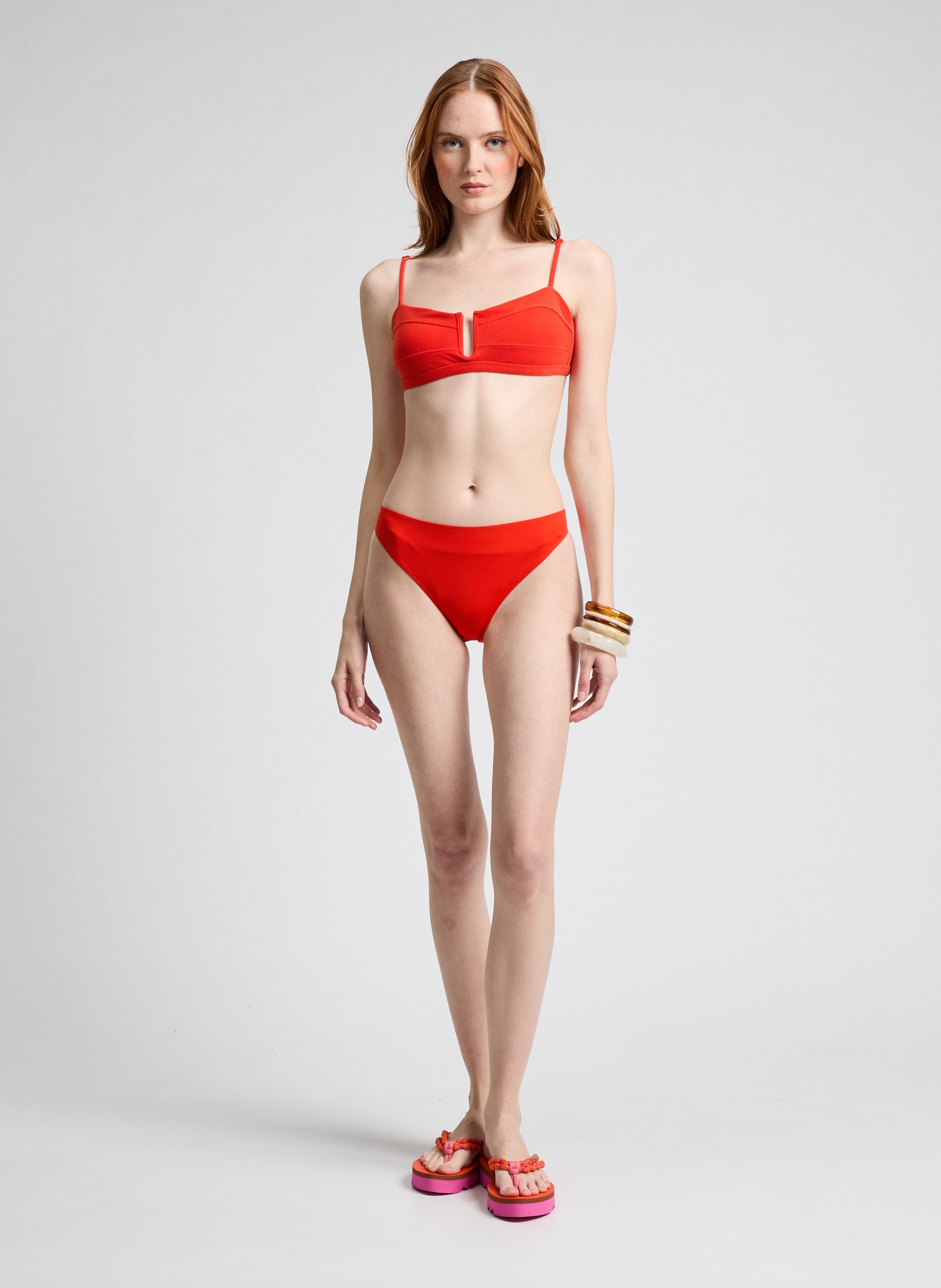 Culotte de bain uni SAISON 1865 Orange