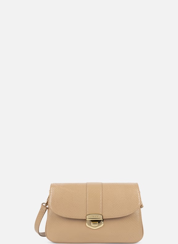 Double clutch - Exo Fia Beige by LANCASTER LANCASTER Double clutch - Exo Fia Beige