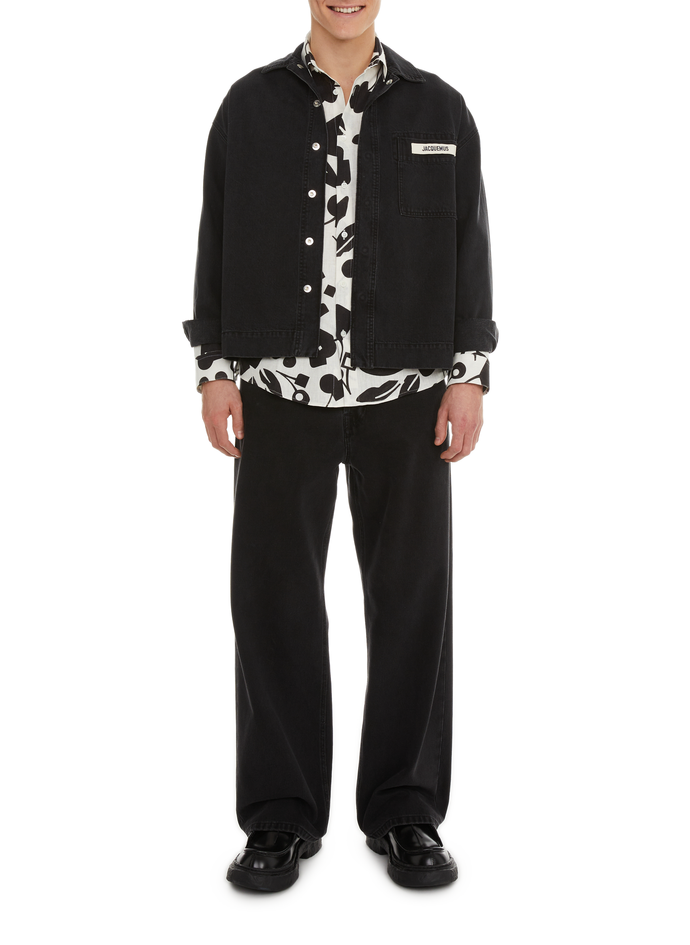 Le De Nîmes Large jeans JACQUEMUS Black