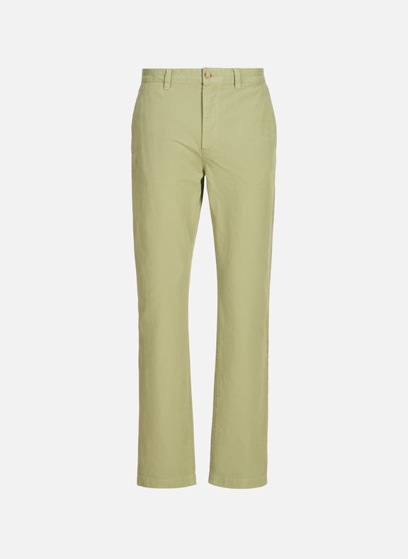 Cotton and linen chino trousers Green by GANT GANT Cotton and linen chino trousers Green