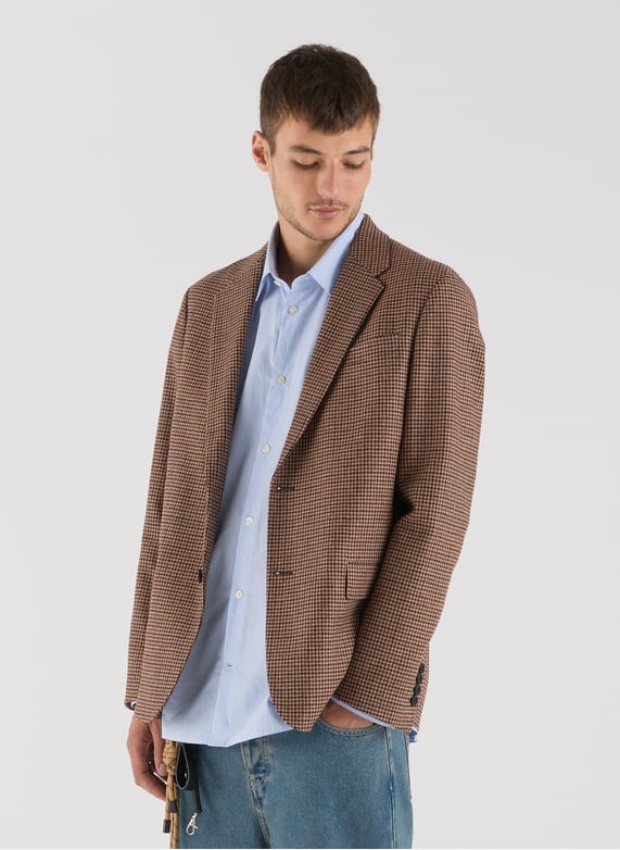 Veste de costume Grand en laine | Beige by SAISON 1865 Veste de costume Grand en laine Beige