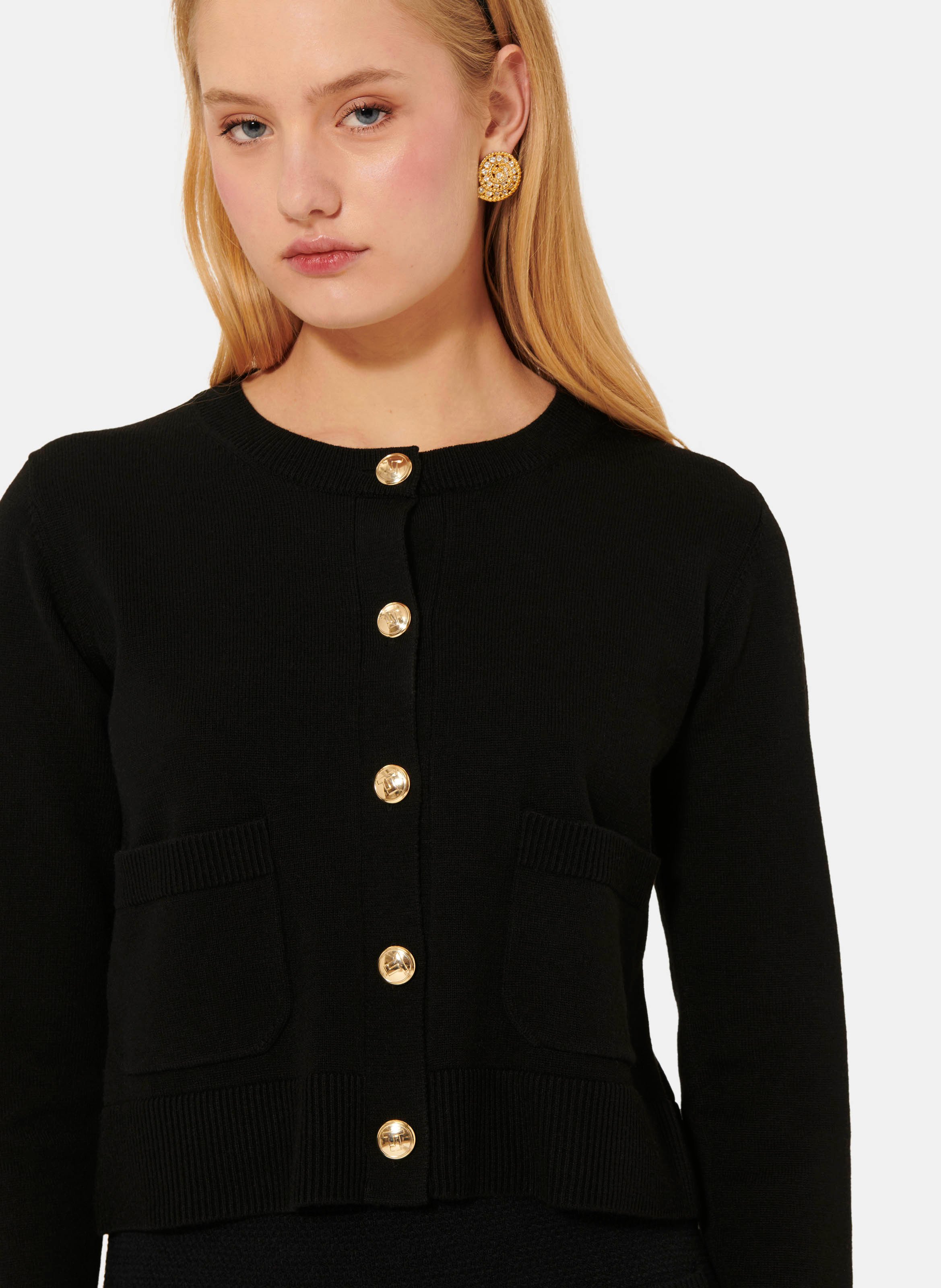 Gilet gyslain TARA JARMON Noir