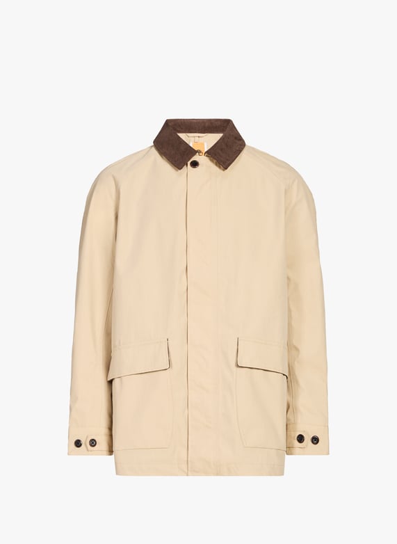 Blouson col classique en coton mélangé | Beige by TIMBERLAND Blouson col classique en coton mélangé Beige