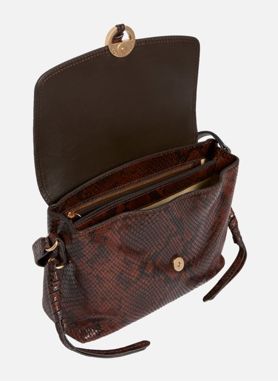 Petit sac othilia en cuir imprimé python - Vanessa bruno Femme ...