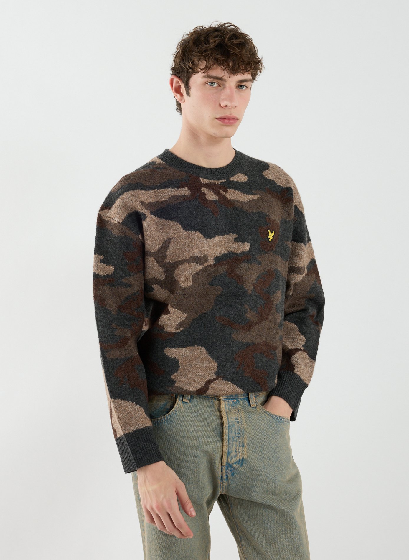 Printed jumper  LYLE &amp; SCOTT Green