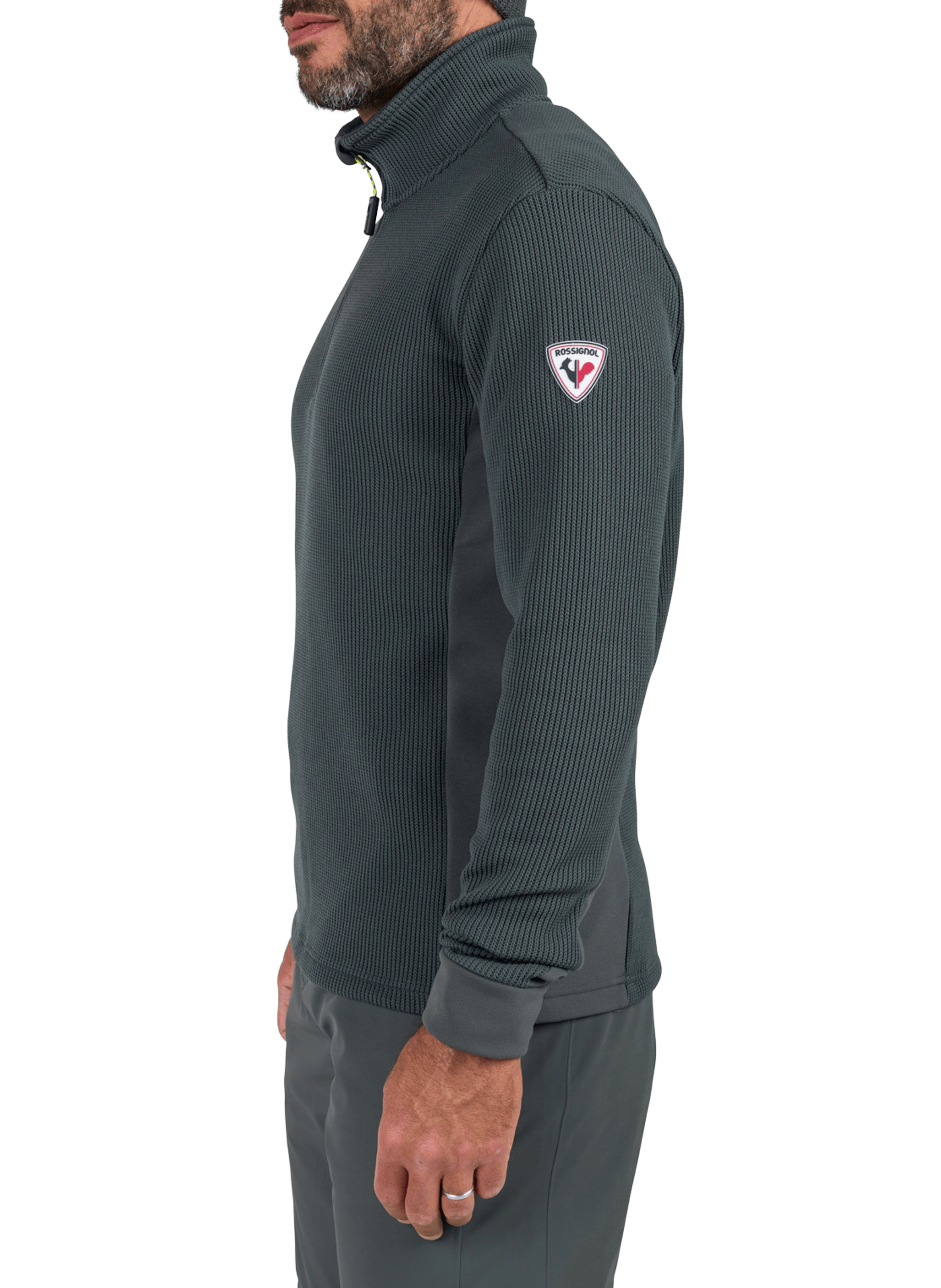 Zip-neck fleece ROSSIGNOL Grey