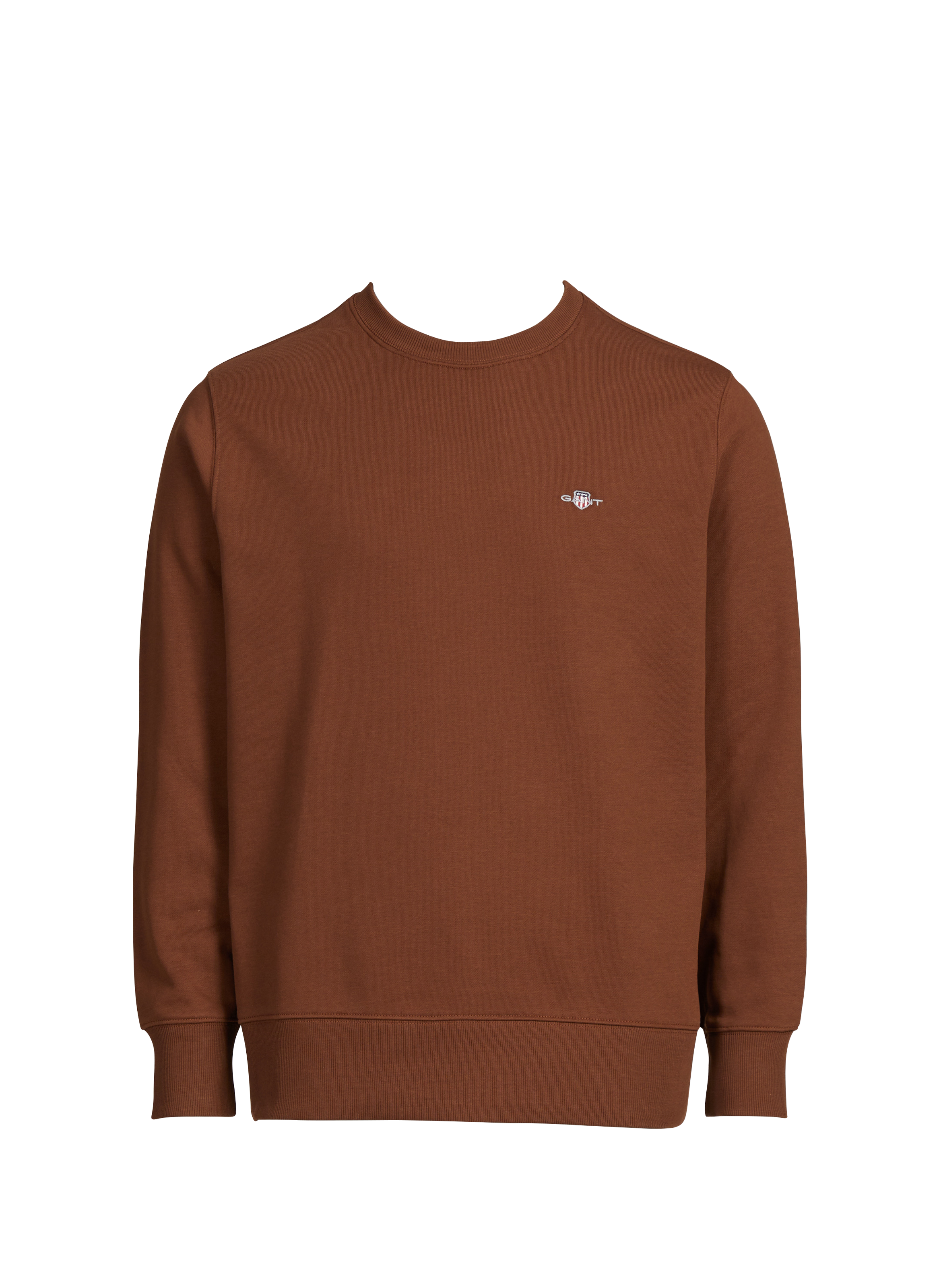 Sweatshirt en coton mélangé GANT Marron