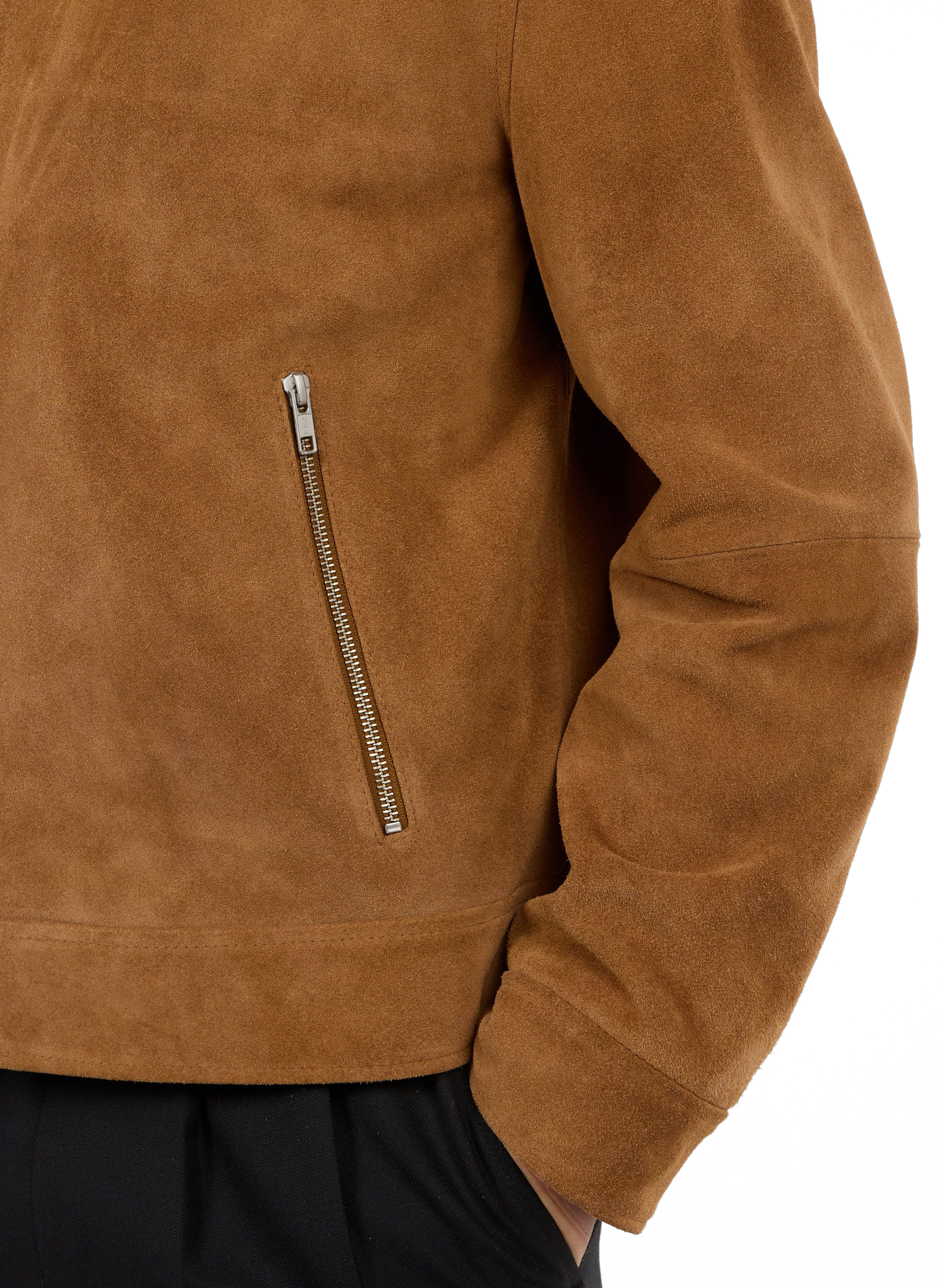 Classic collar suede jacket SAISON 1865 Brown