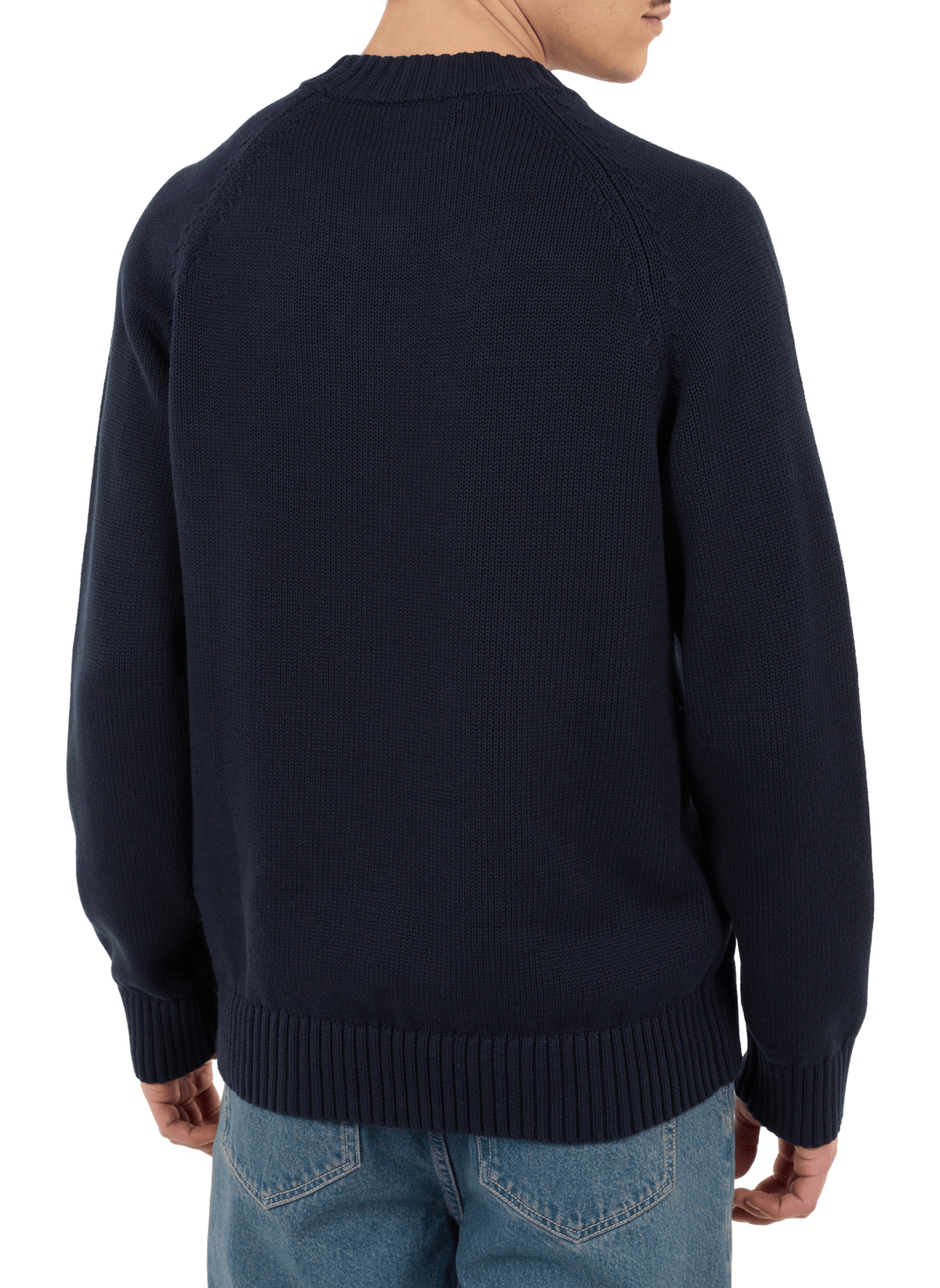 Pull Pann en maille en coton Bleu