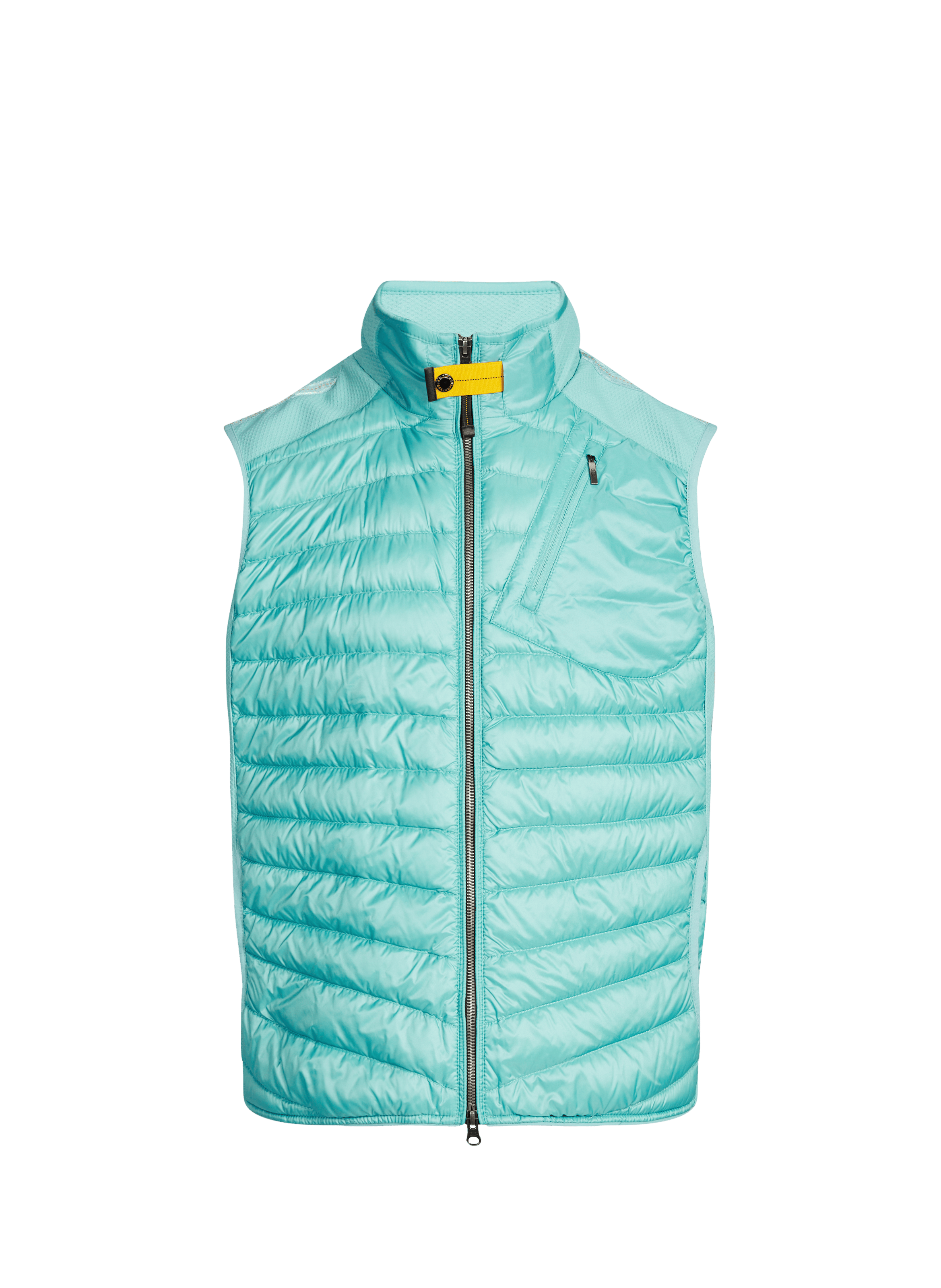 Sleeveless Zavier Puffer Jacket with High Neck PARAJUMPERS Blue