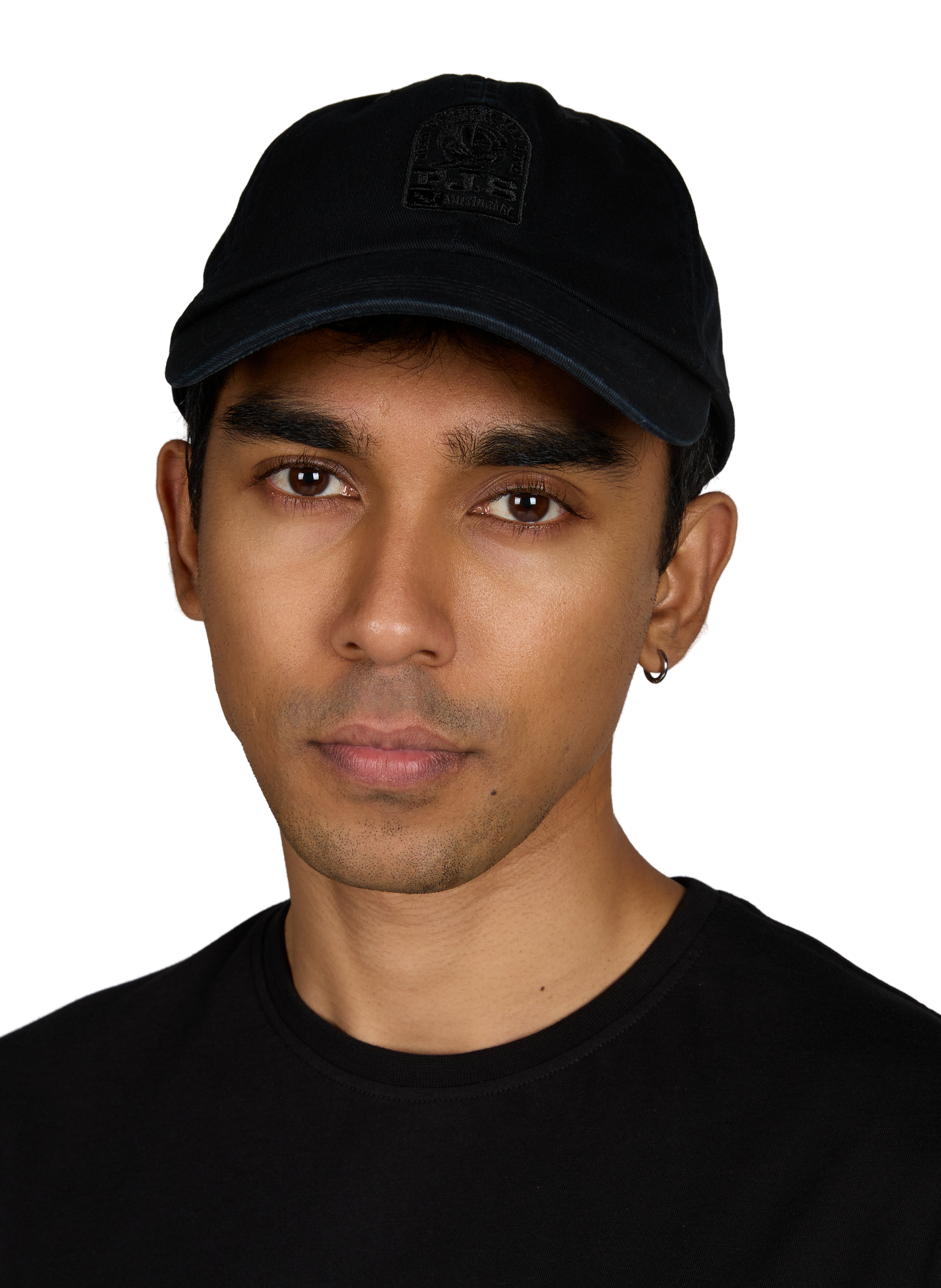 Embroidered Ardine cotton cap PARAJUMPERS Black