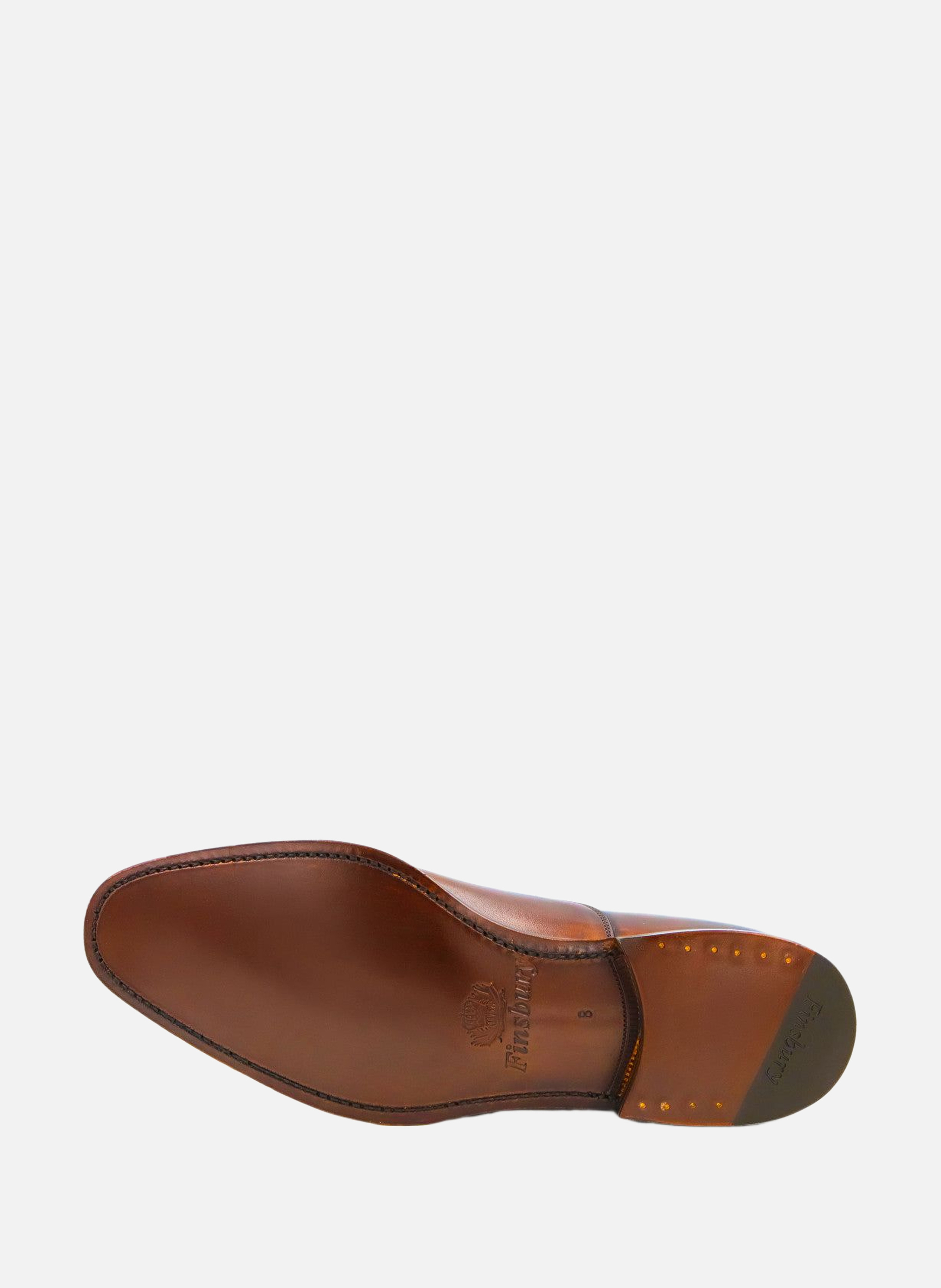 Richelieu cuir patiné consul FINSBURY Marron