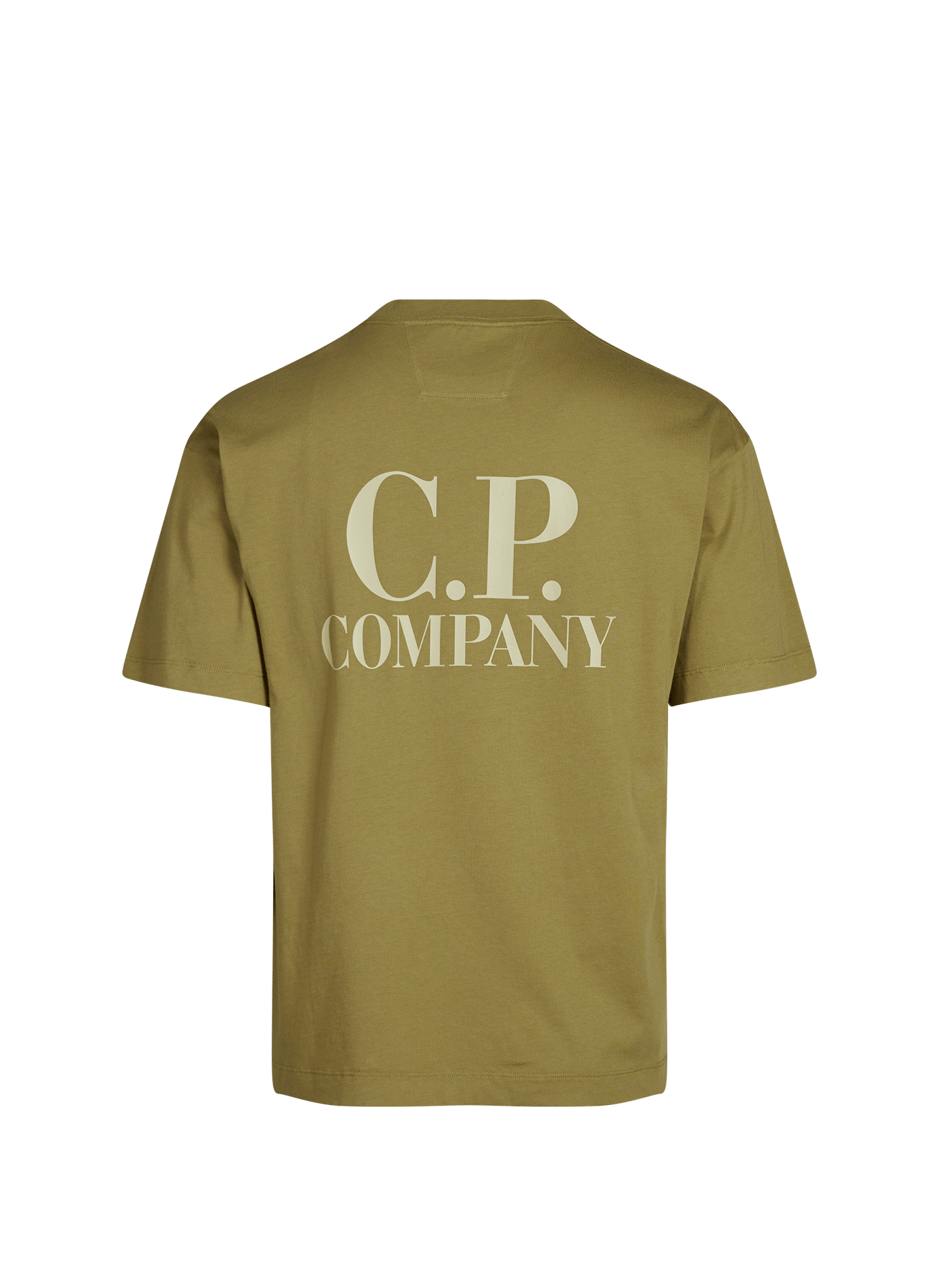 Cotton Logo T-shirt CP COMPANY Green