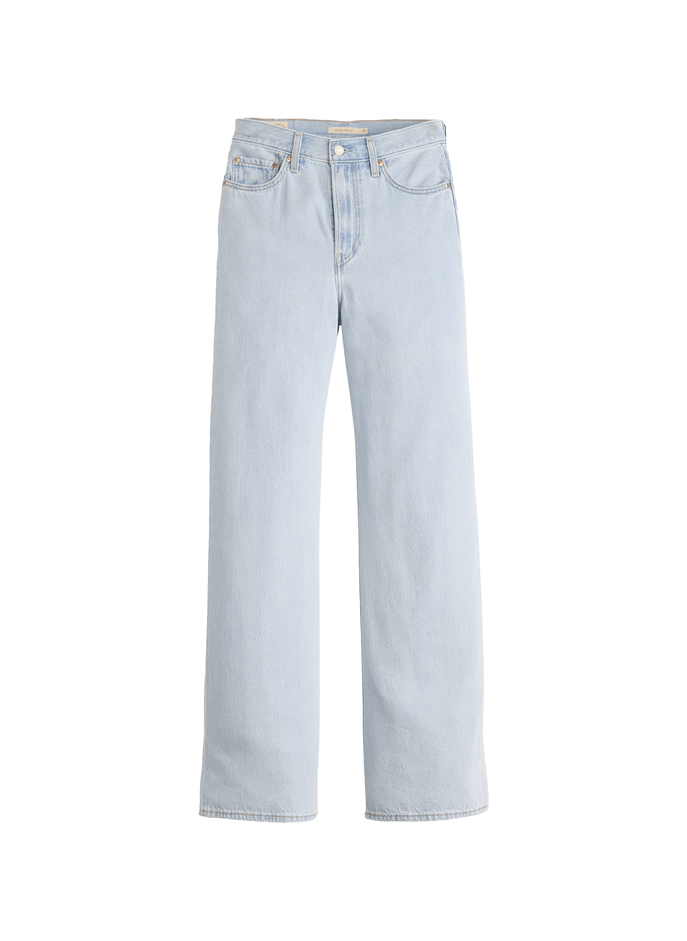 Jean Ribcage Wide Leg en coton mélangé LEVI'S Bleu