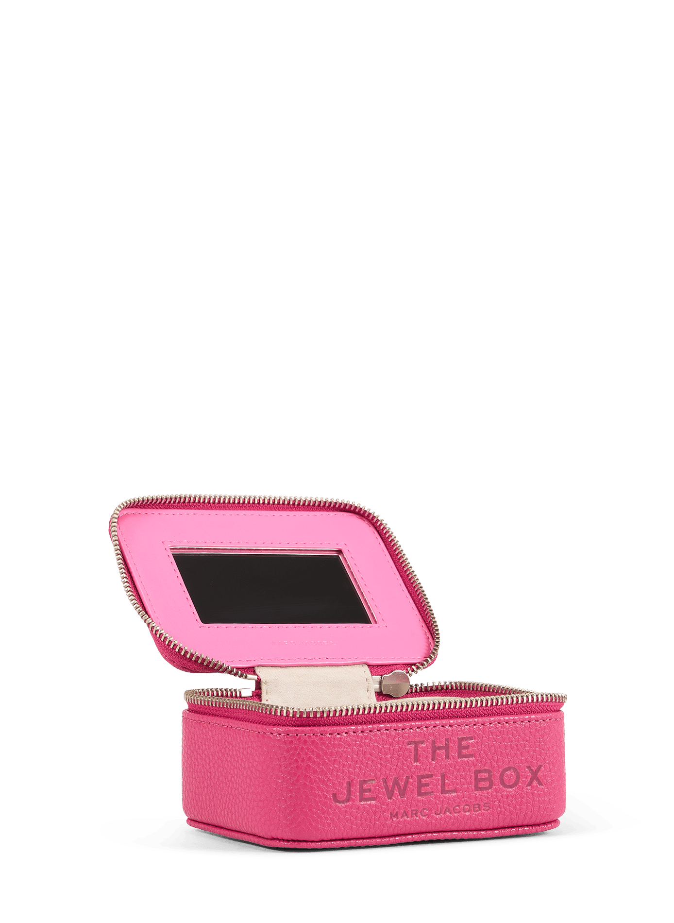 The Jewel box en cuir grainé MARC JACOBS Rose