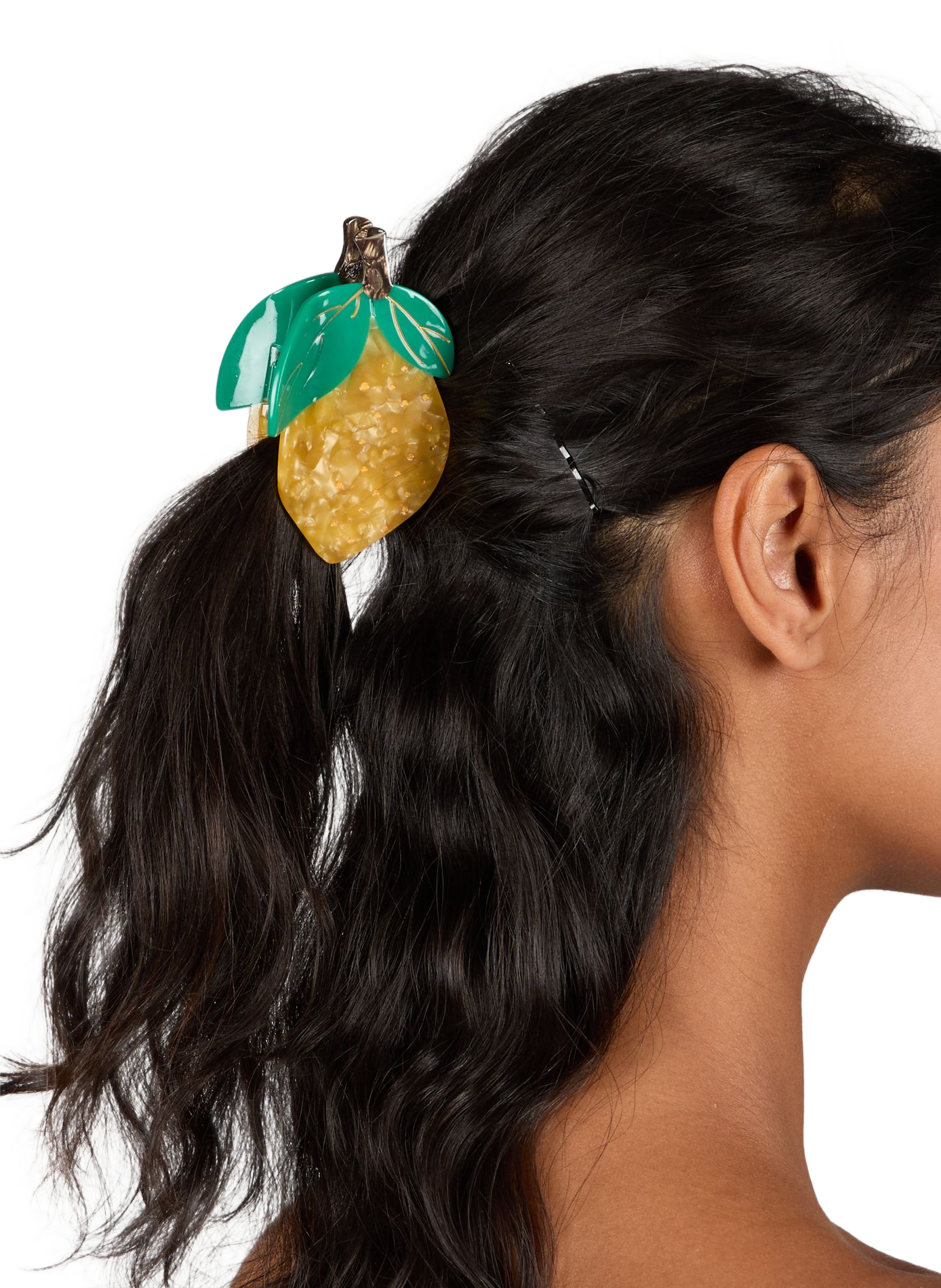 Lemon hair clip AU PRINTEMPS PARIS Yellow