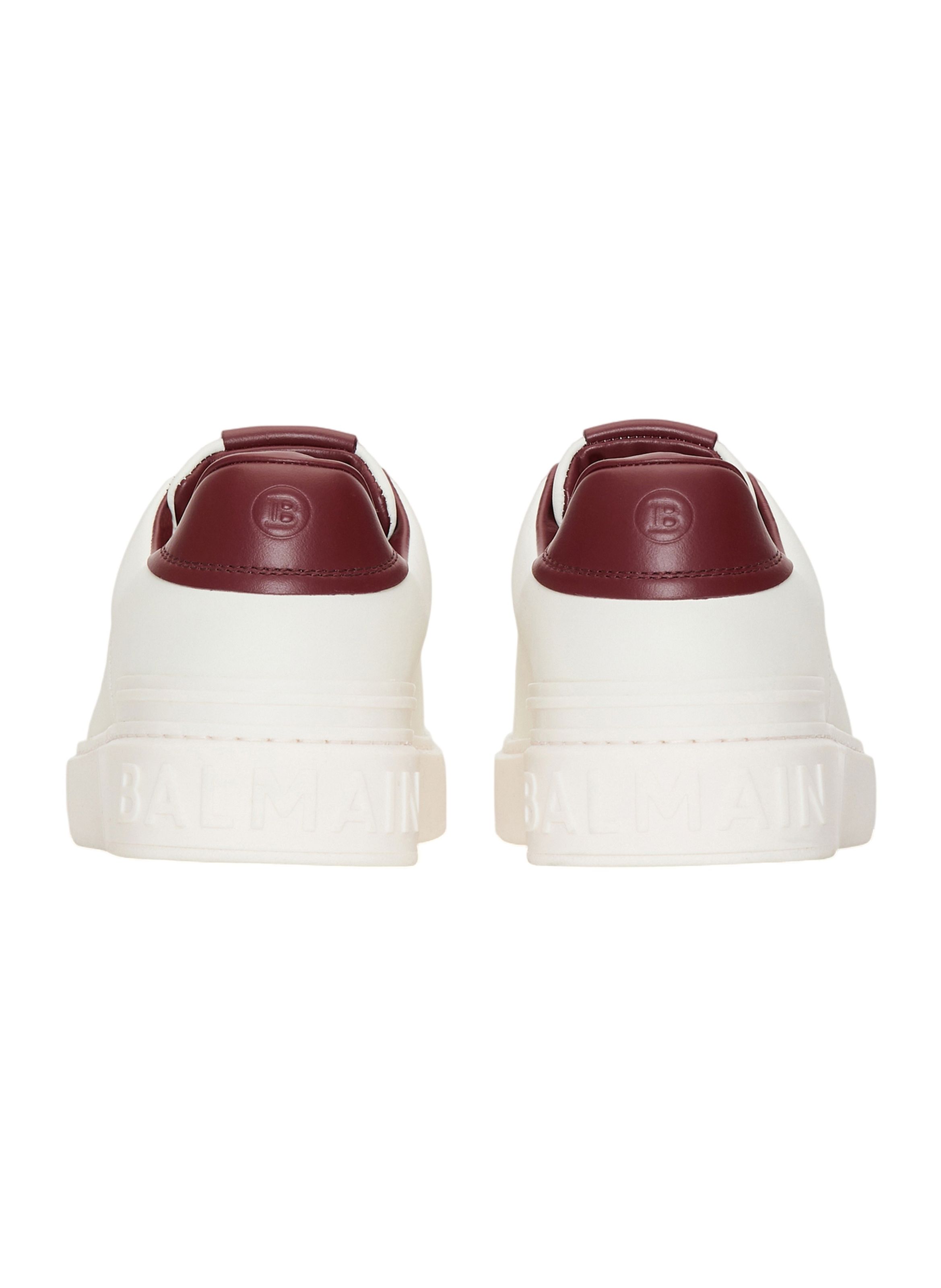 Baskets b-court en cuir lisse BALMAIN Multicolore