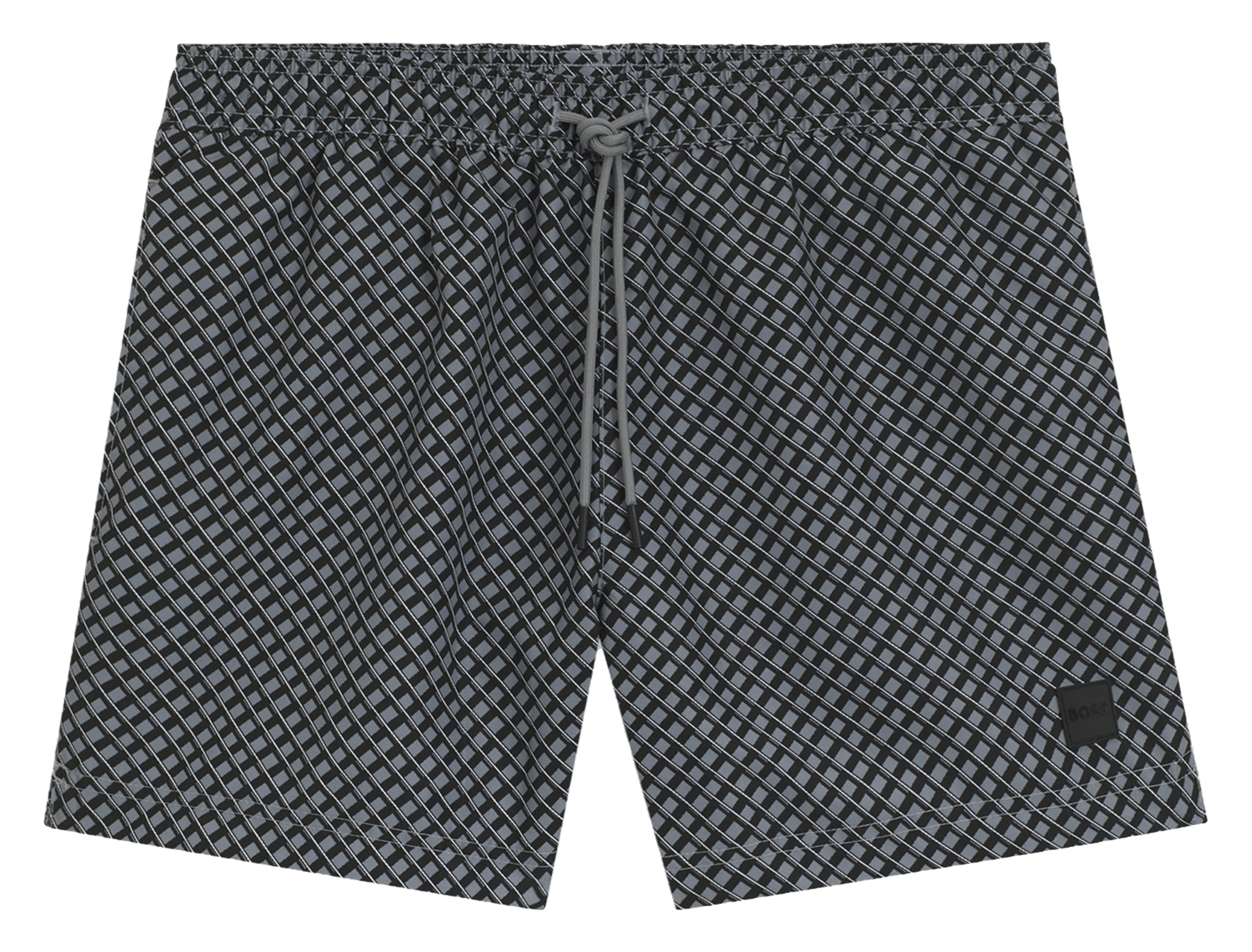Short de bain imprimé BOSS Argent