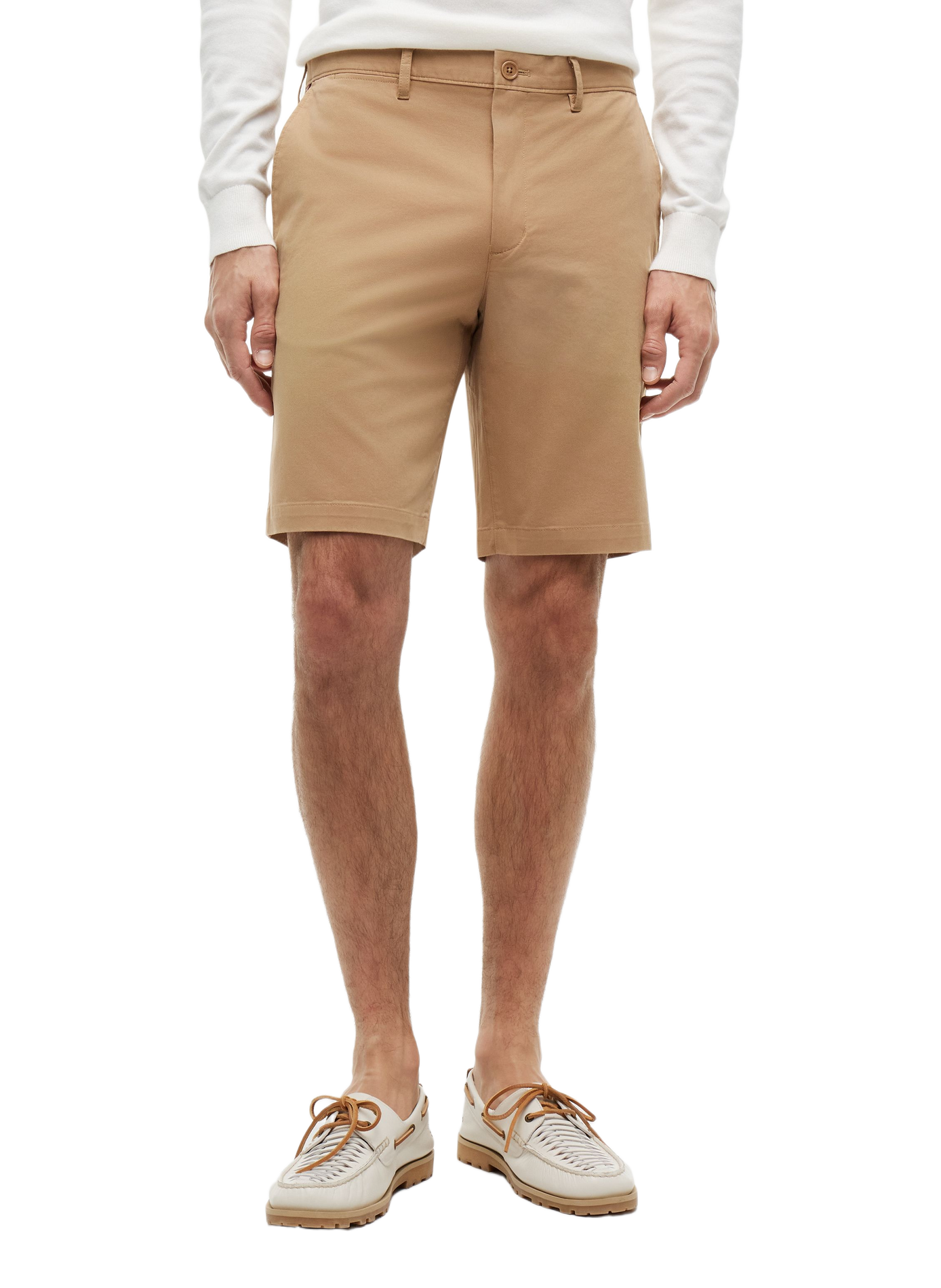Gerade Bermuda aus Baumwollmischung TOMMY HILFIGER Braun