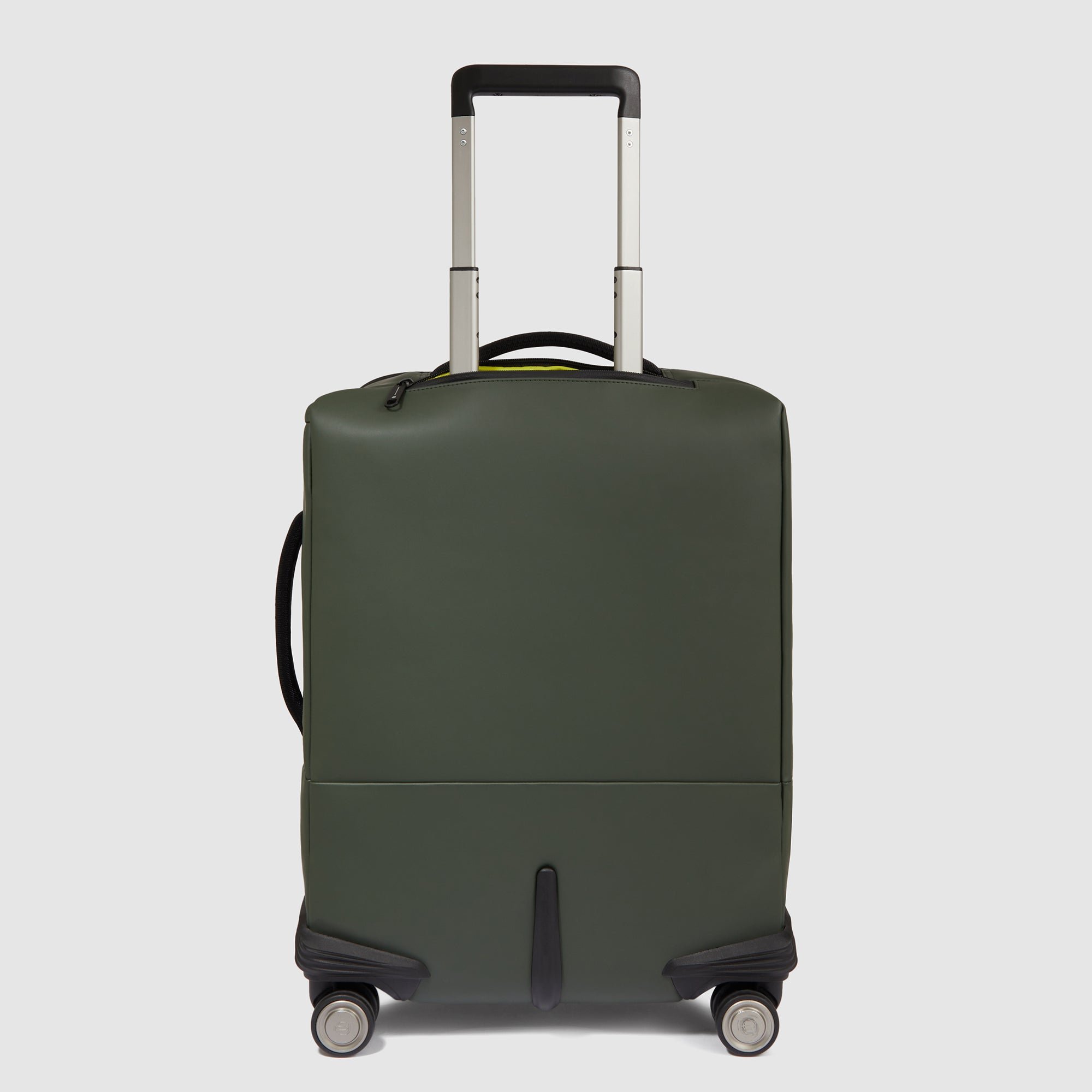Slanke waterafstotende handbagagekoffer met 4 wielen PIQUADRO Groen