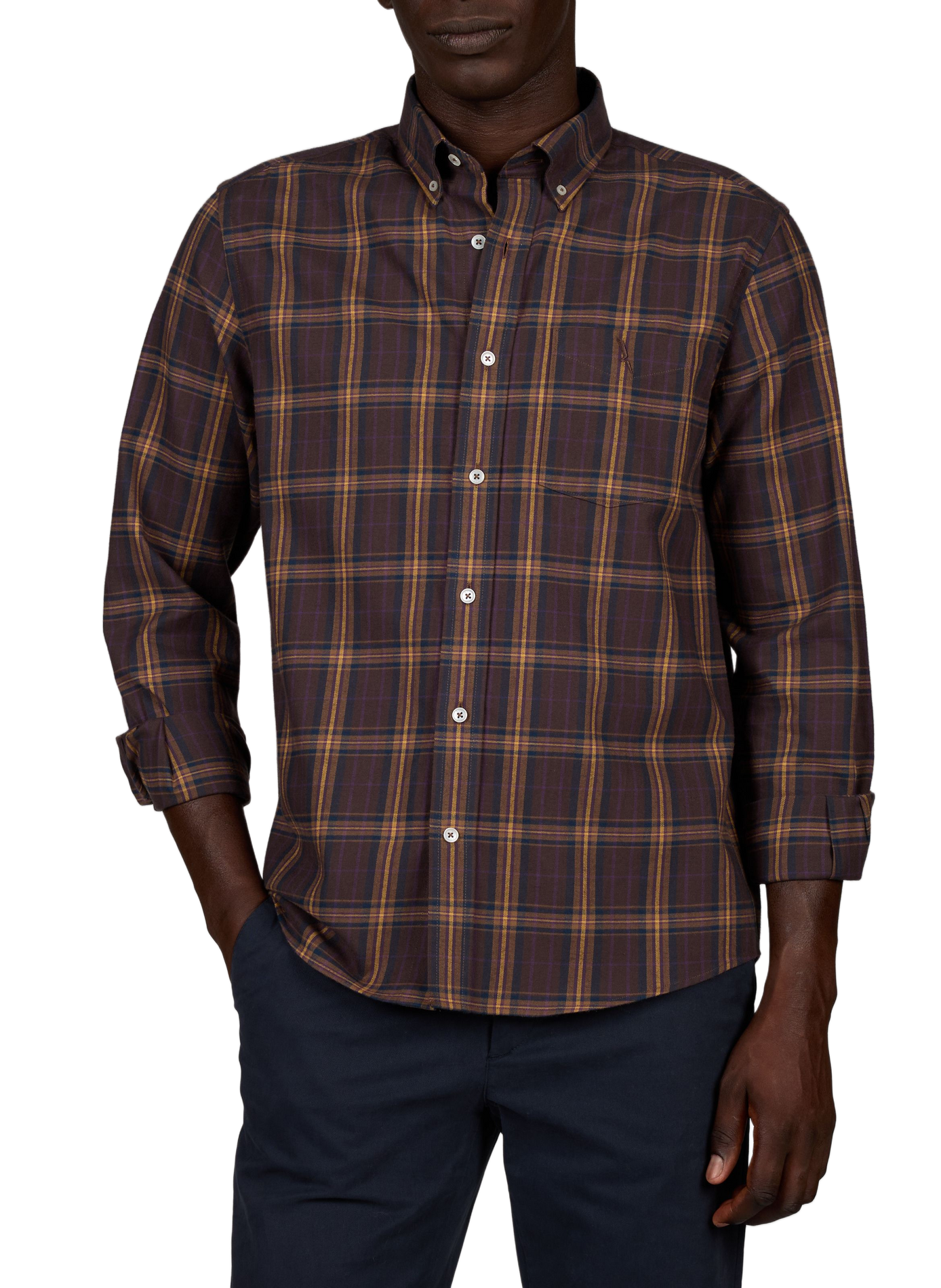 Chemise droite en coton  AIGLE Multicolore