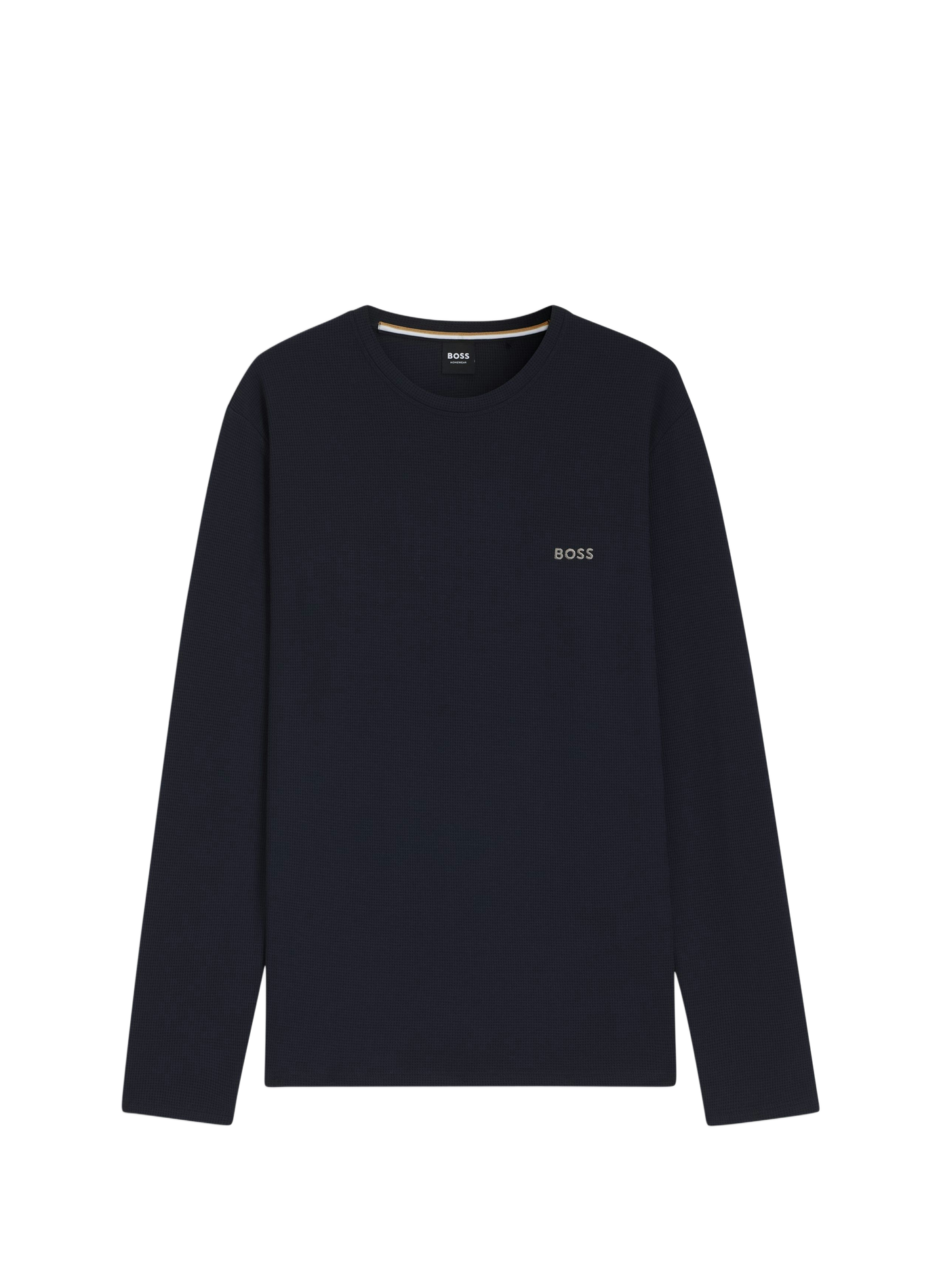 Langarm T-Shirt mit Logo BOSS Blau