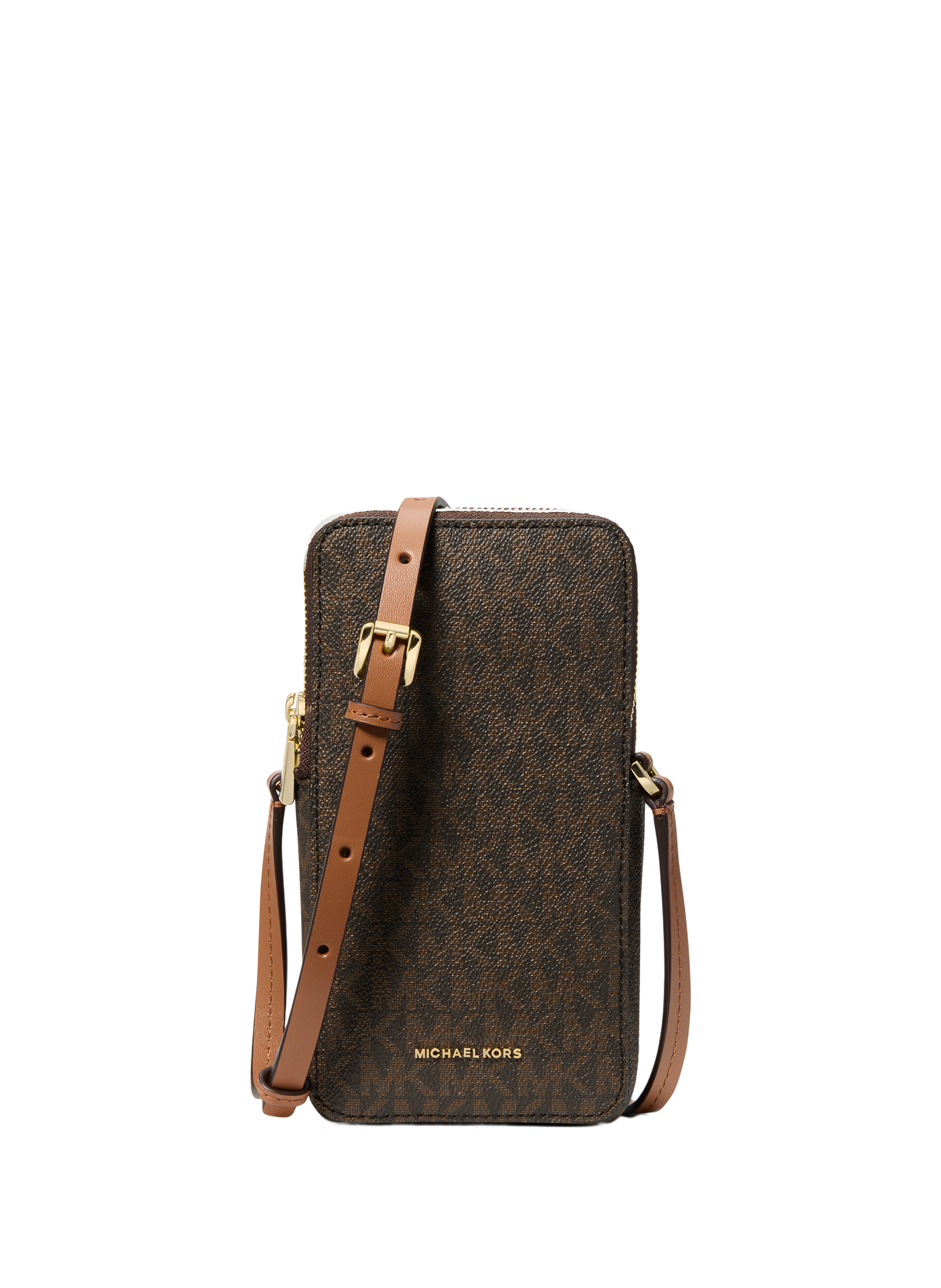 Kleine Monogramm-Umhängetasche MICHAEL KORS Braun
