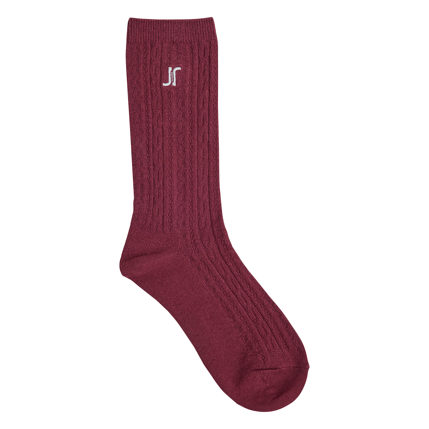 Chaussettes brodées faustine JONAK Rouge