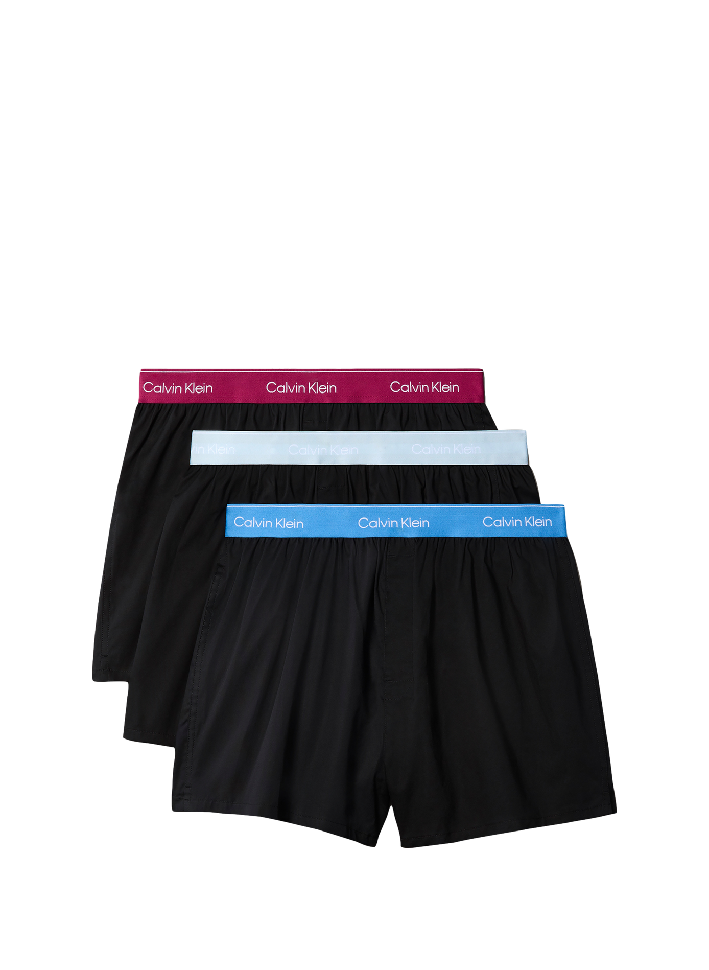 Lot de 3 caleçons unis CALVIN KLEIN Noir